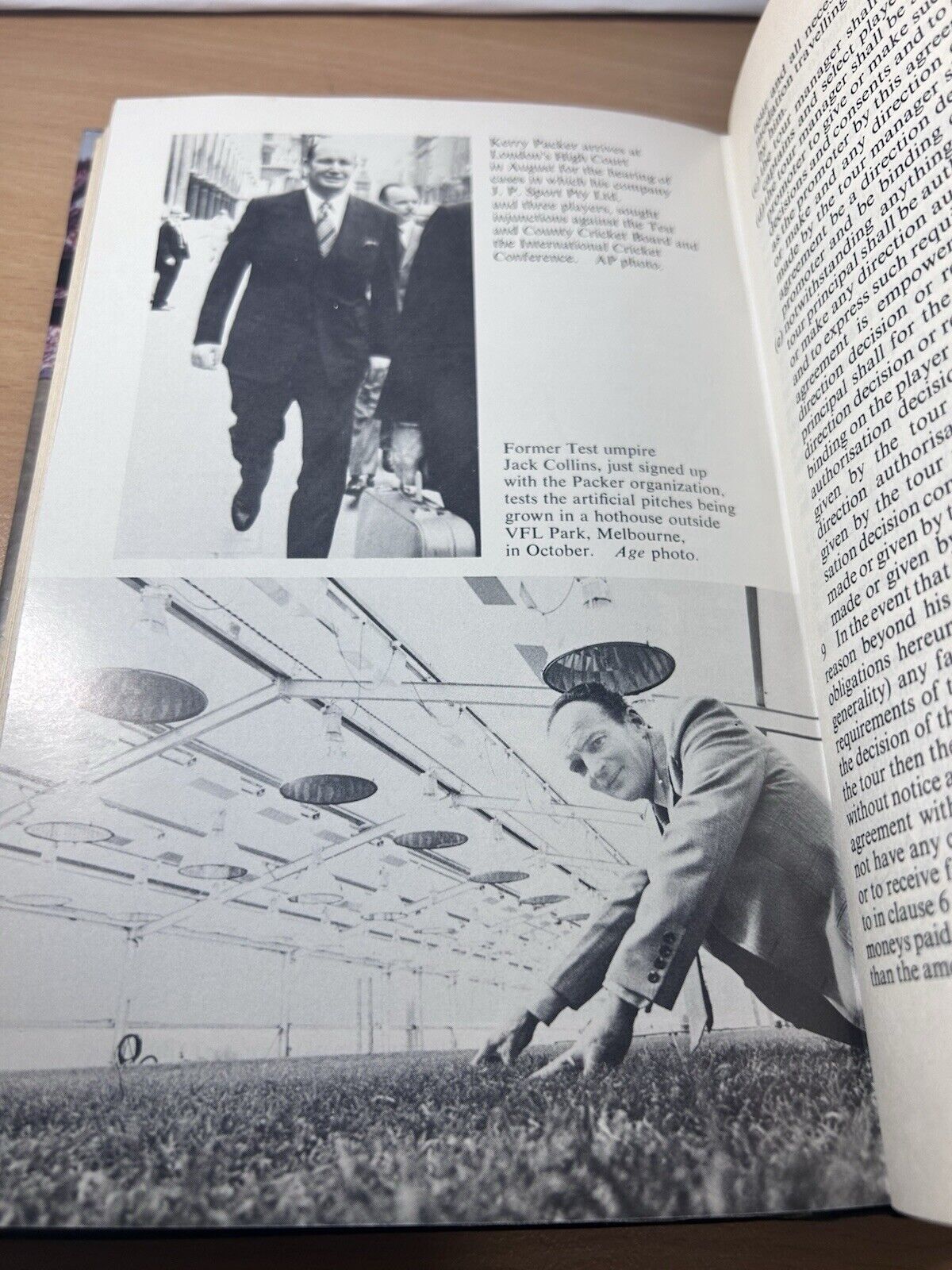 A Game Divided. Peter Mcfarlane. 1977 WSC First edition