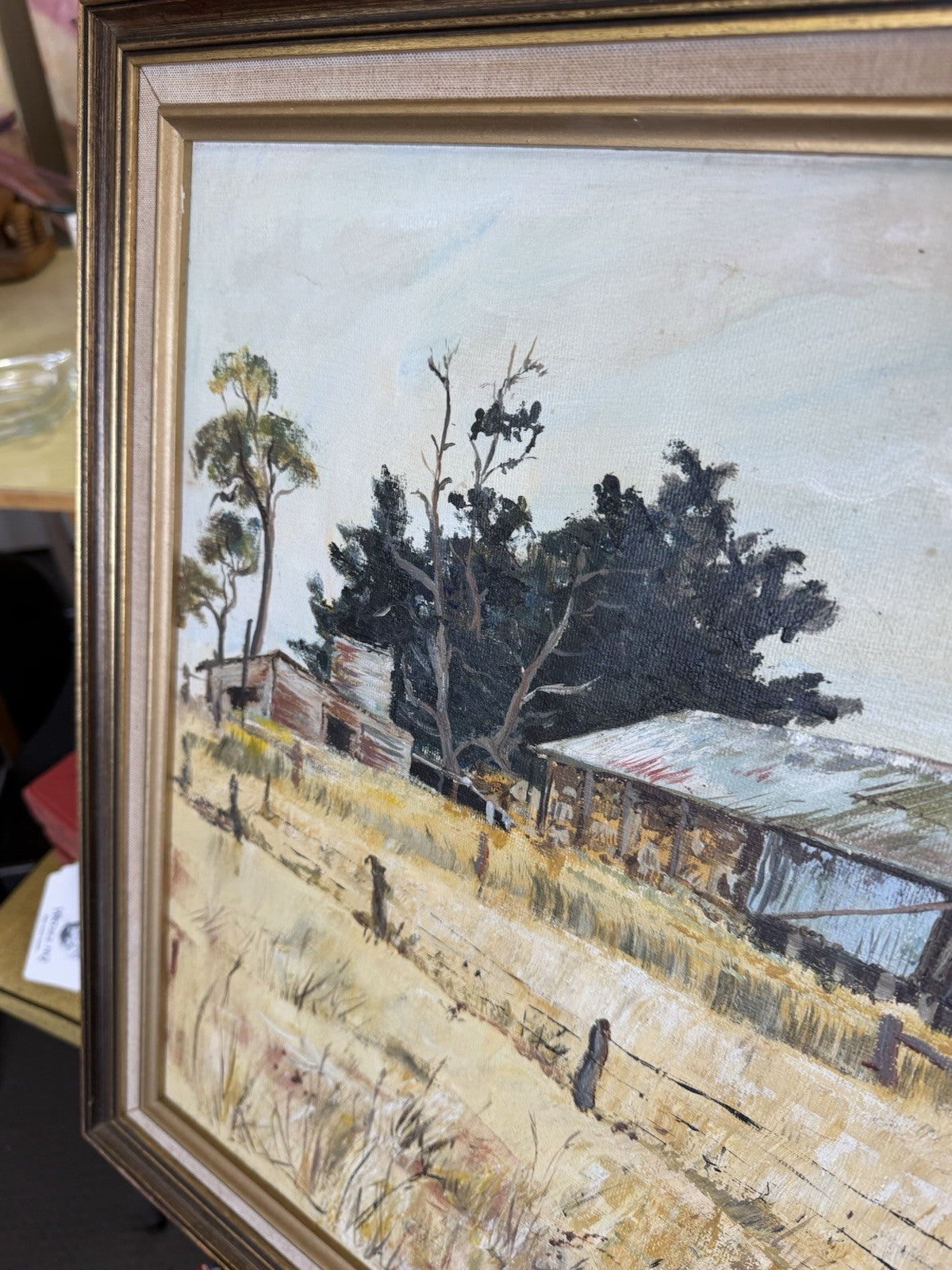 Lyn Robins Original Oil Painting Near The Mount SA Australian Landscape Artist