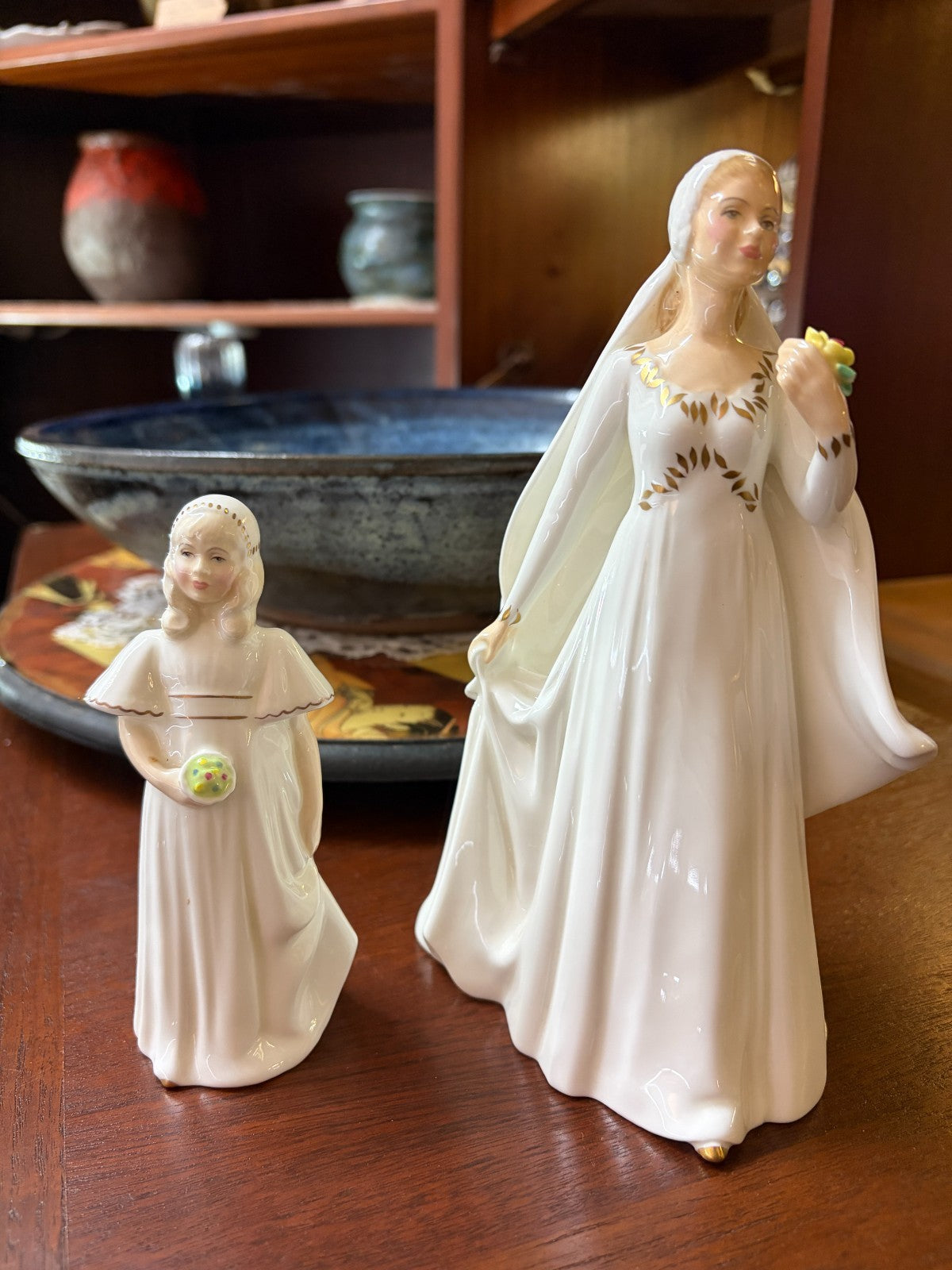 Royal Doulton Vintage Bride & Bridesmaid Figurines