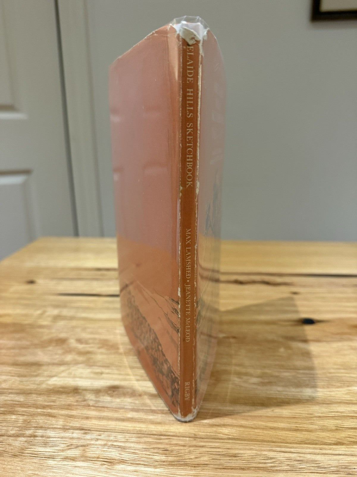 Adelaide Hills Sketchbook Max Lamshed Jeanette McLeod 1971 1st Ed Rigby HC DJ