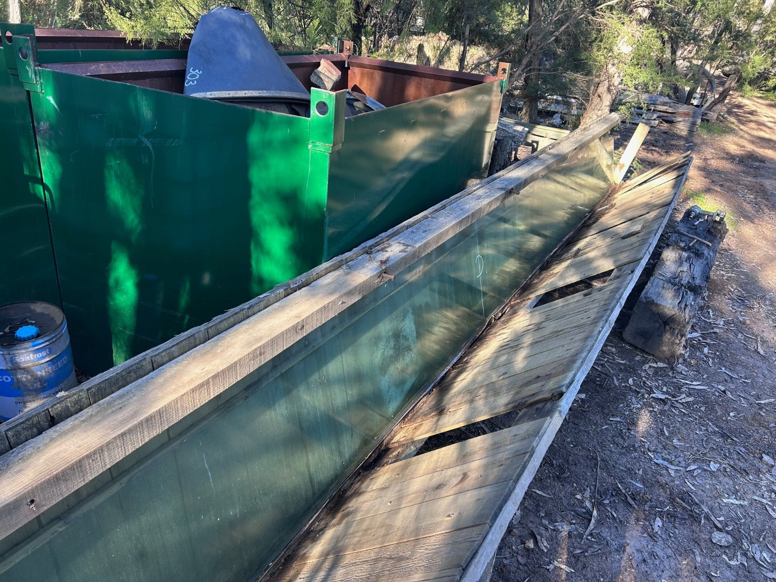 Rare 1960s Japanese Architectural Glass Panels x2 – NGV Provenance