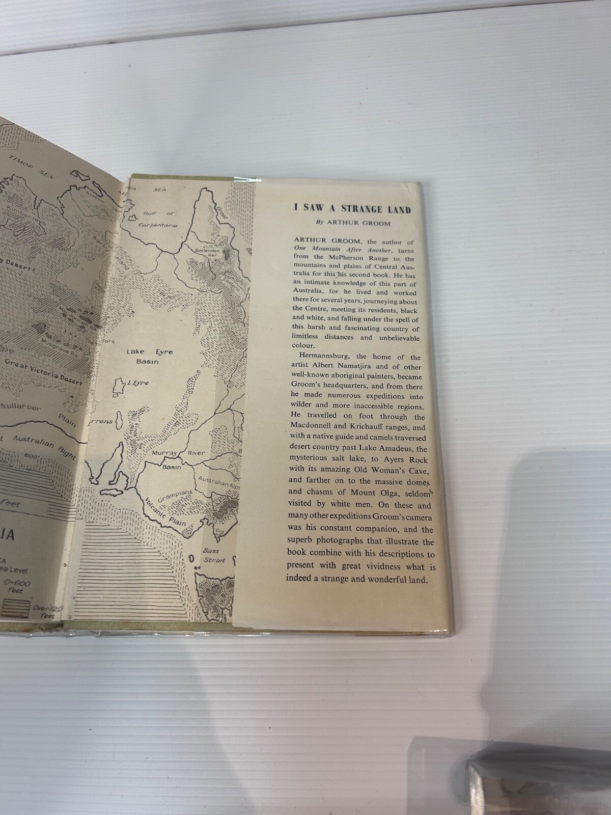 The Face of Australia Charles F Laseron 1954 HC DJ Angus & Robertson 2nd Ed
