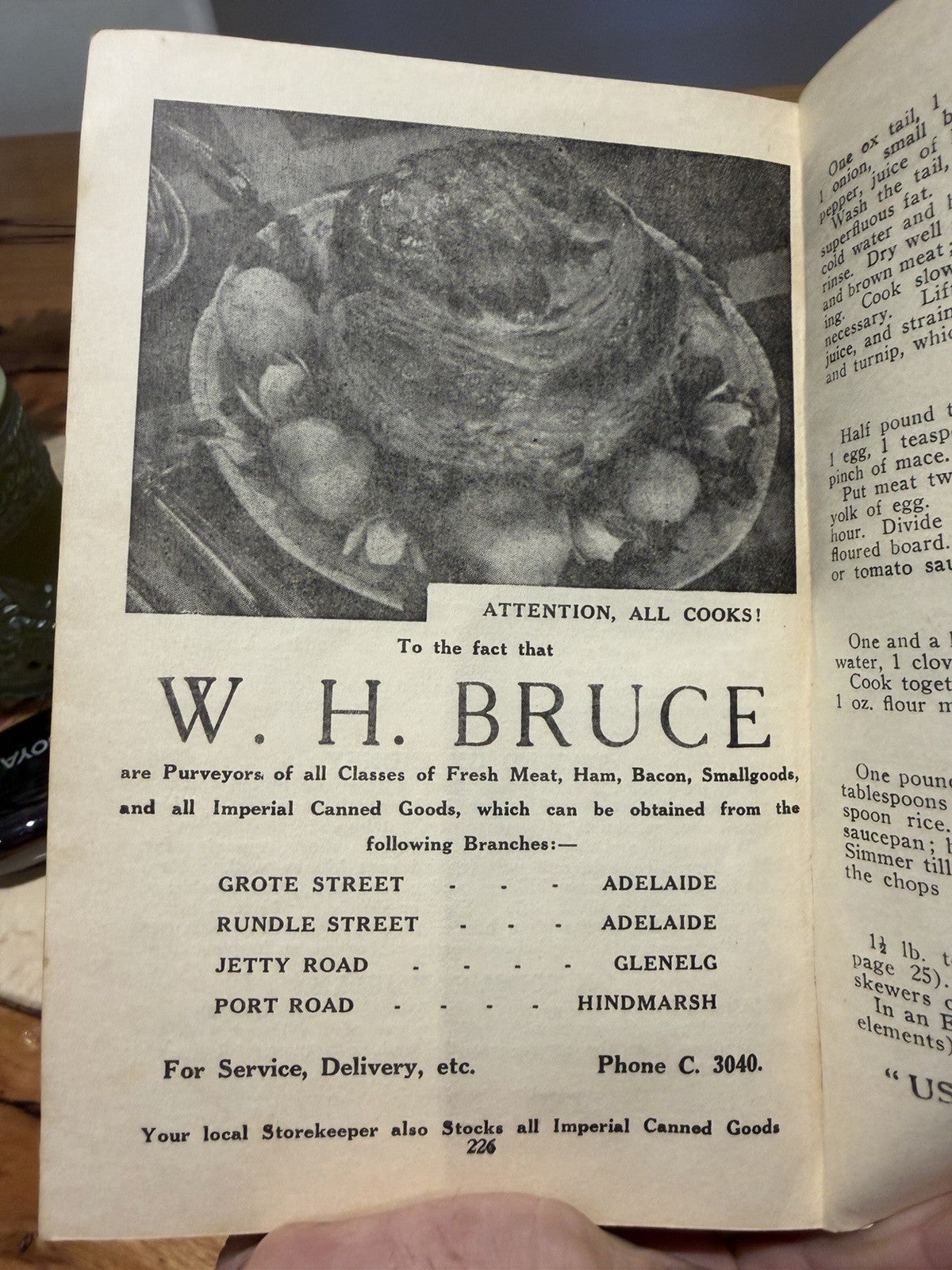 Green and Gold Cookery Book 15th Edition Vintage Australian Cookbook Adelaide