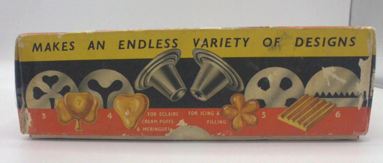 Nutbrown Cookie & Biscuit Maker Vintage c1950s w Box Plates & Nozzles England