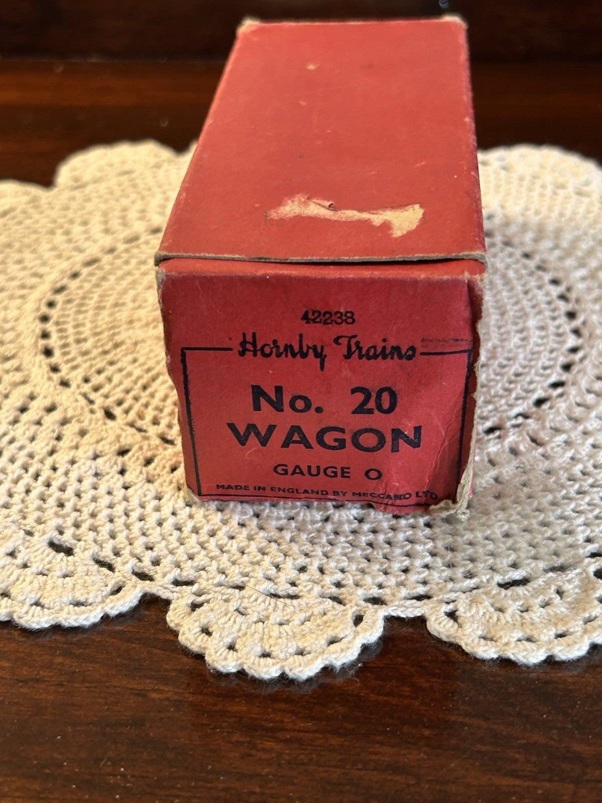 Hornby O Gauge Wagon No.20 Green Open Freight Car Boxed Meccano Liverpool