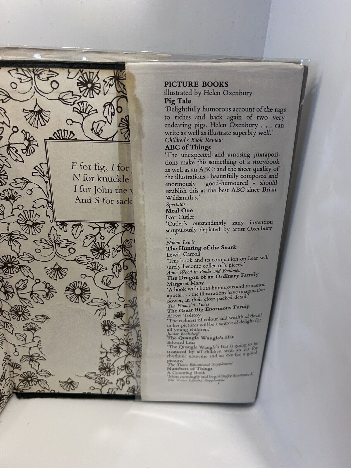 Cakes & Custard Children's Rhymes -  Brian Alderson & Helen Oxenbury HC 1974