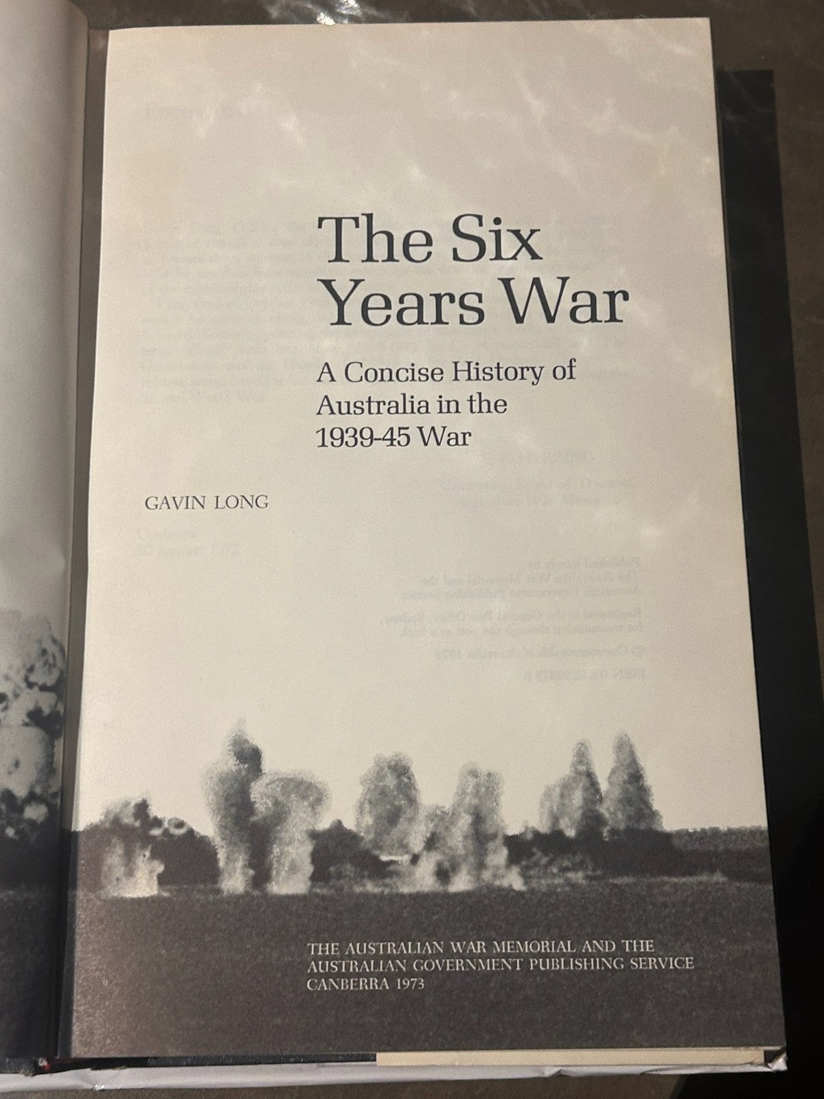 WWII Remembrance Calligraphy c1945 + The Six Years War Book 1973 Australia