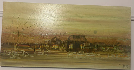 Neil Savage Australian Artist Original Painting 1974 Vintage