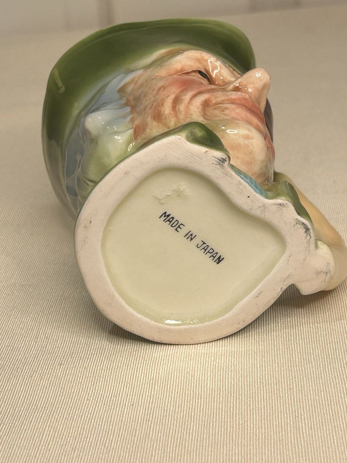 Vintage Pirate Character Jug Mug Japan 11cm Hand-Painted Ceramic Face Jug