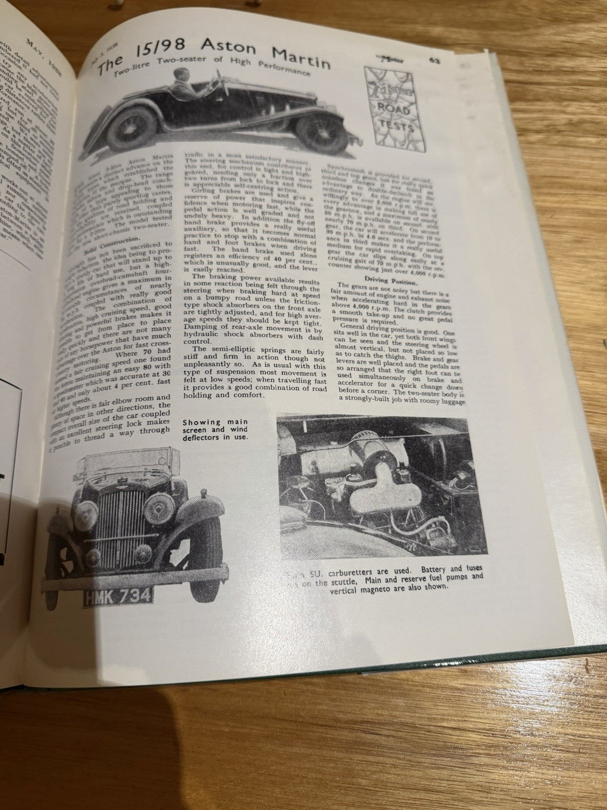 Aston Martin Contemporary Road Tests 1921-1942 Ltd Ed #909/1000 HC AMF Book