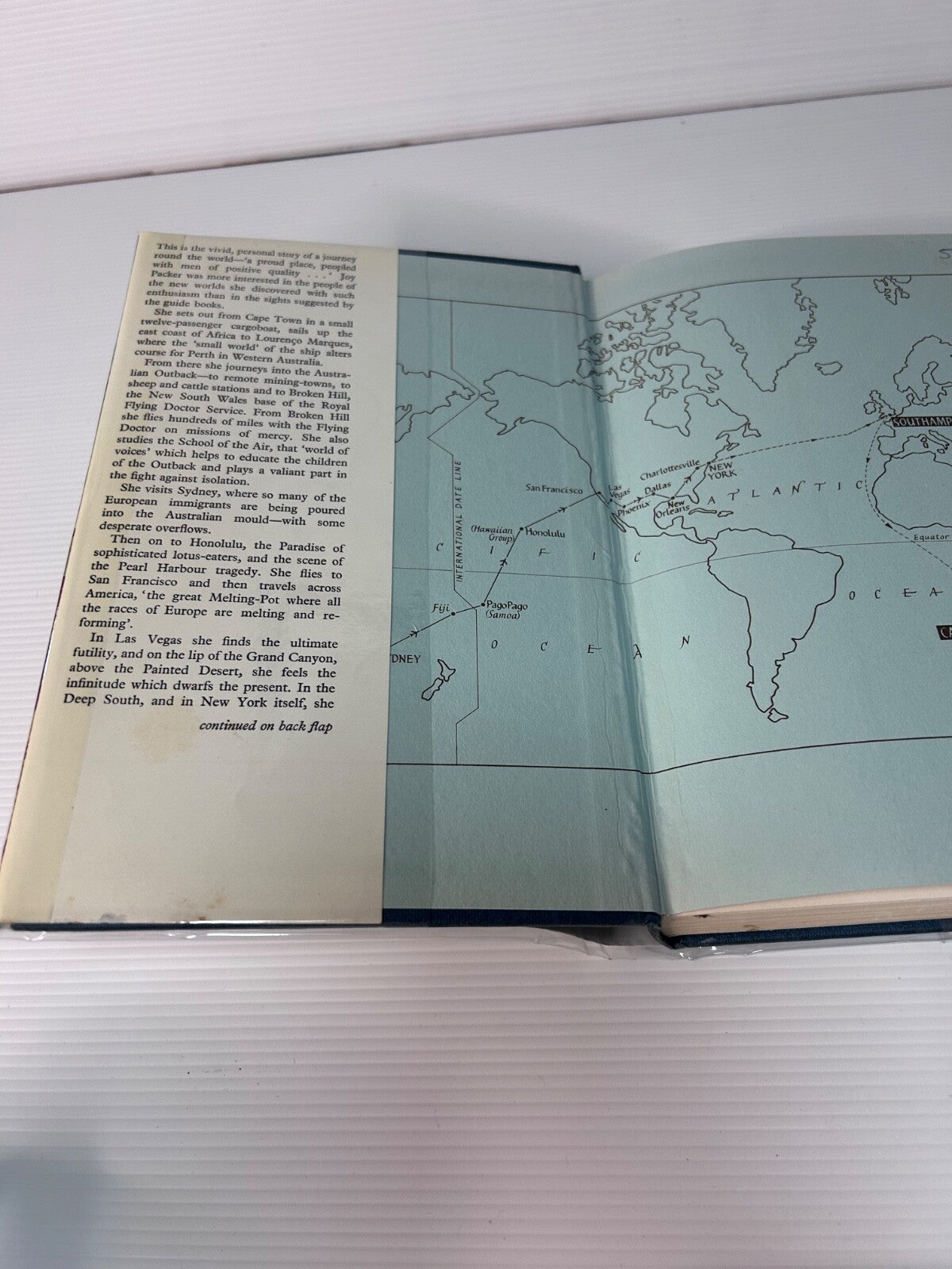 The World is a Proud Place Joy Packer 1966 HC DJ Eyre & Spottiswoode 1st Ed