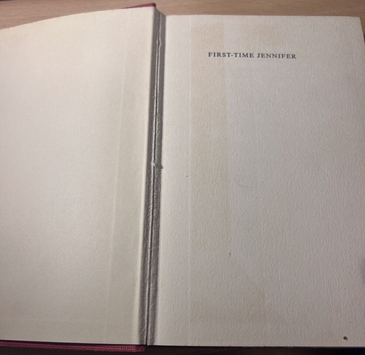 First Time Jennifer - Joan Herbert - First Edition 1959