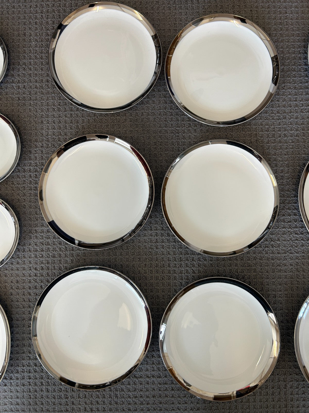 Vintage Yamato Fine China “Royalty Series” Platinum Dinner Set - 63 pieces