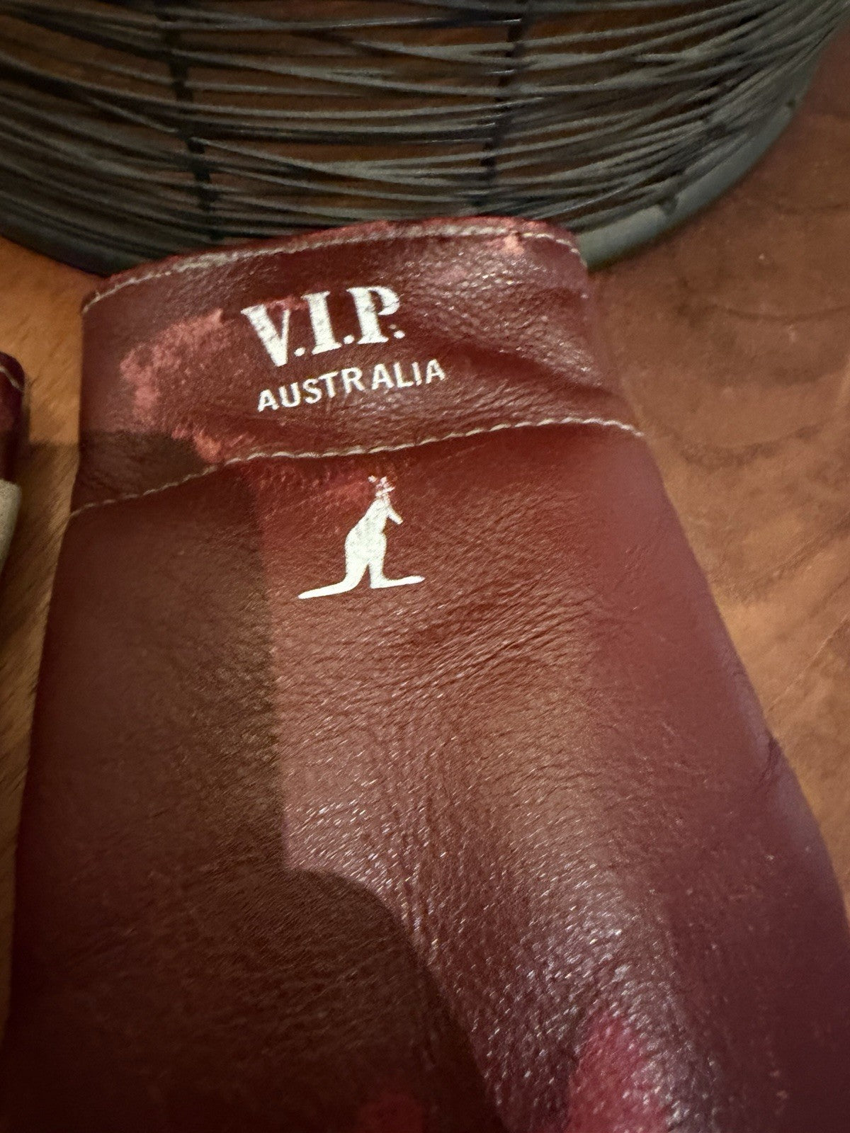 Vintage 1950s 60s VIP Sports Boxing Gloves Made in Australia Leather