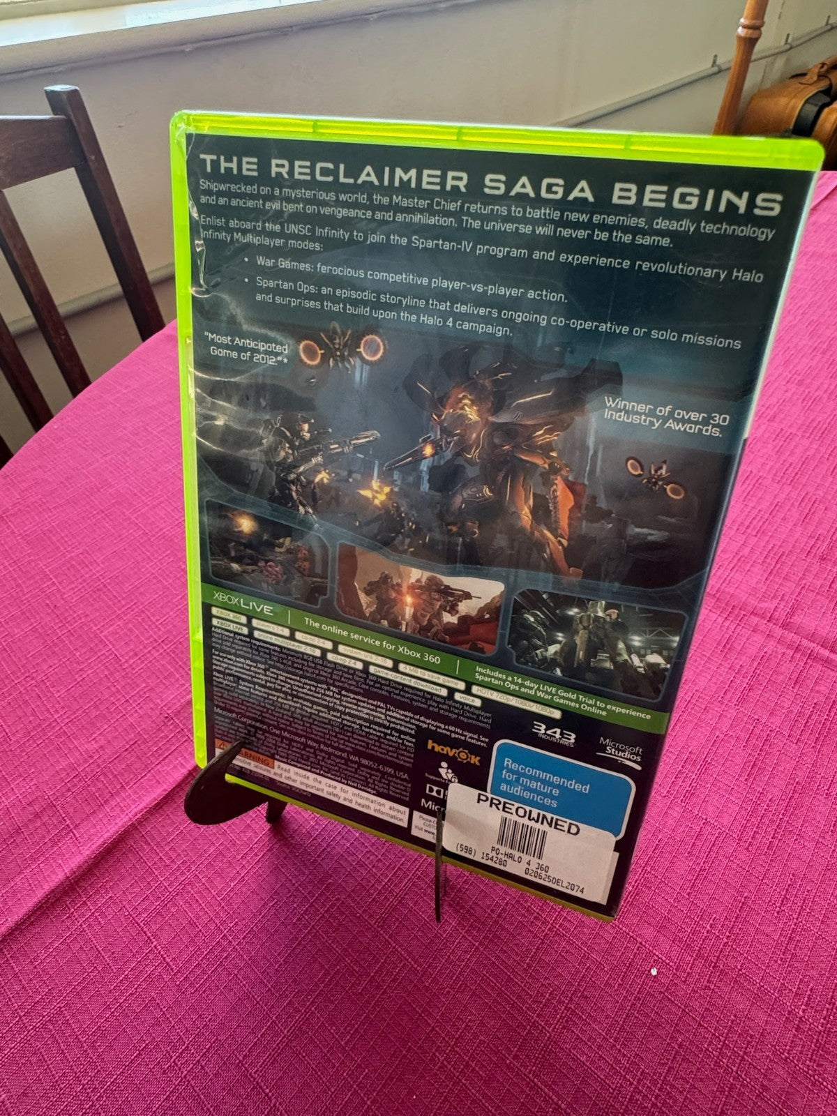 Halo 4 Xbox 360 PAL – Complete w Disc & Case | 2012