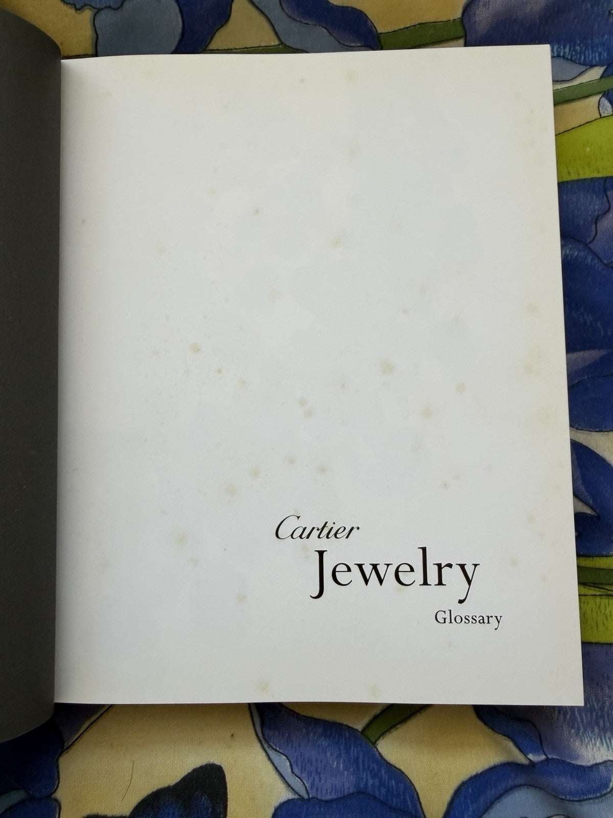 Cartier Jewelry Glossary 1998 François Chaille Hardcover Illustrated Jewellery