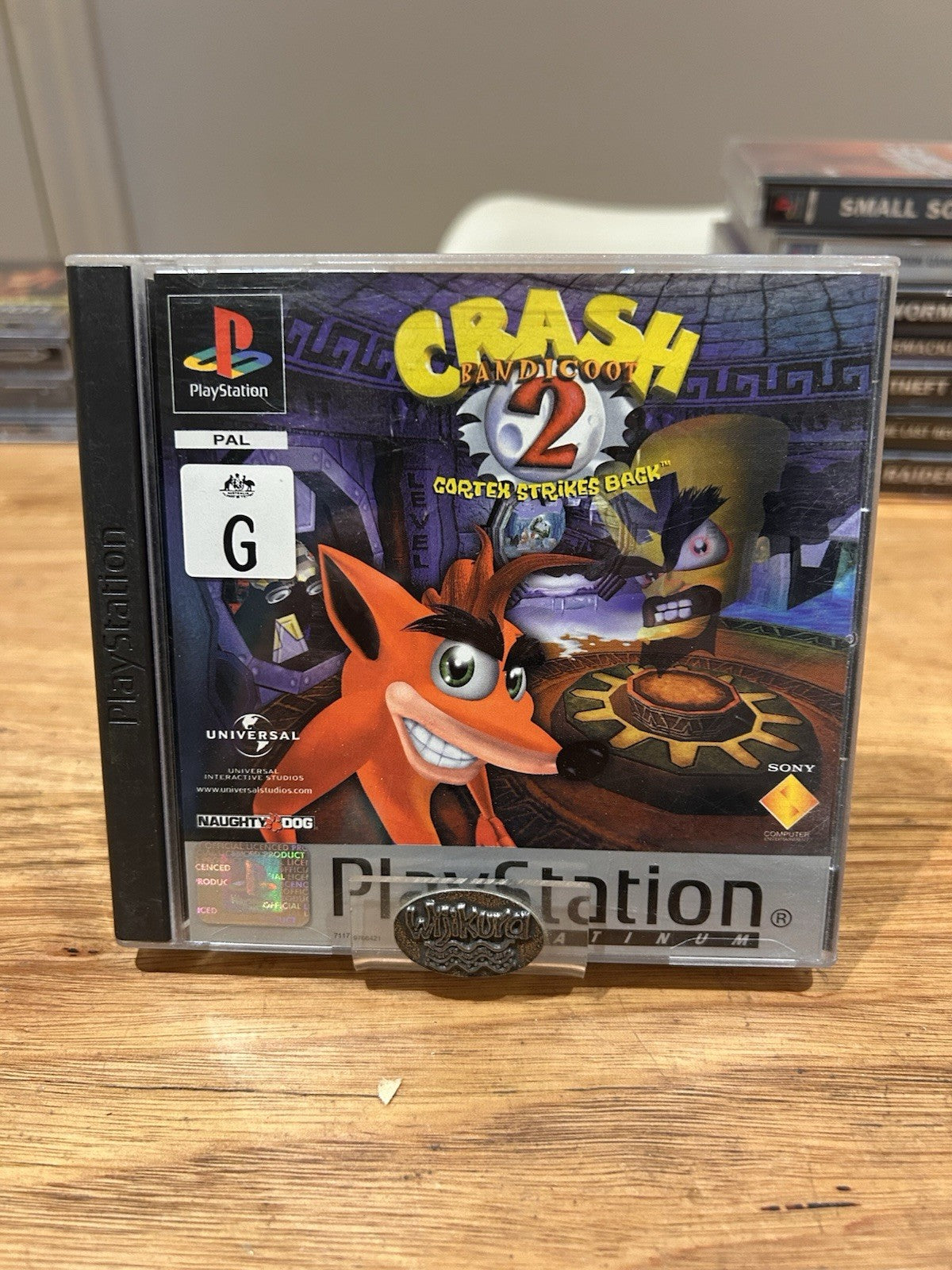Crash Bandicoot 2 Cortex Strikes Back PS1 Platinum PAL Complete AU