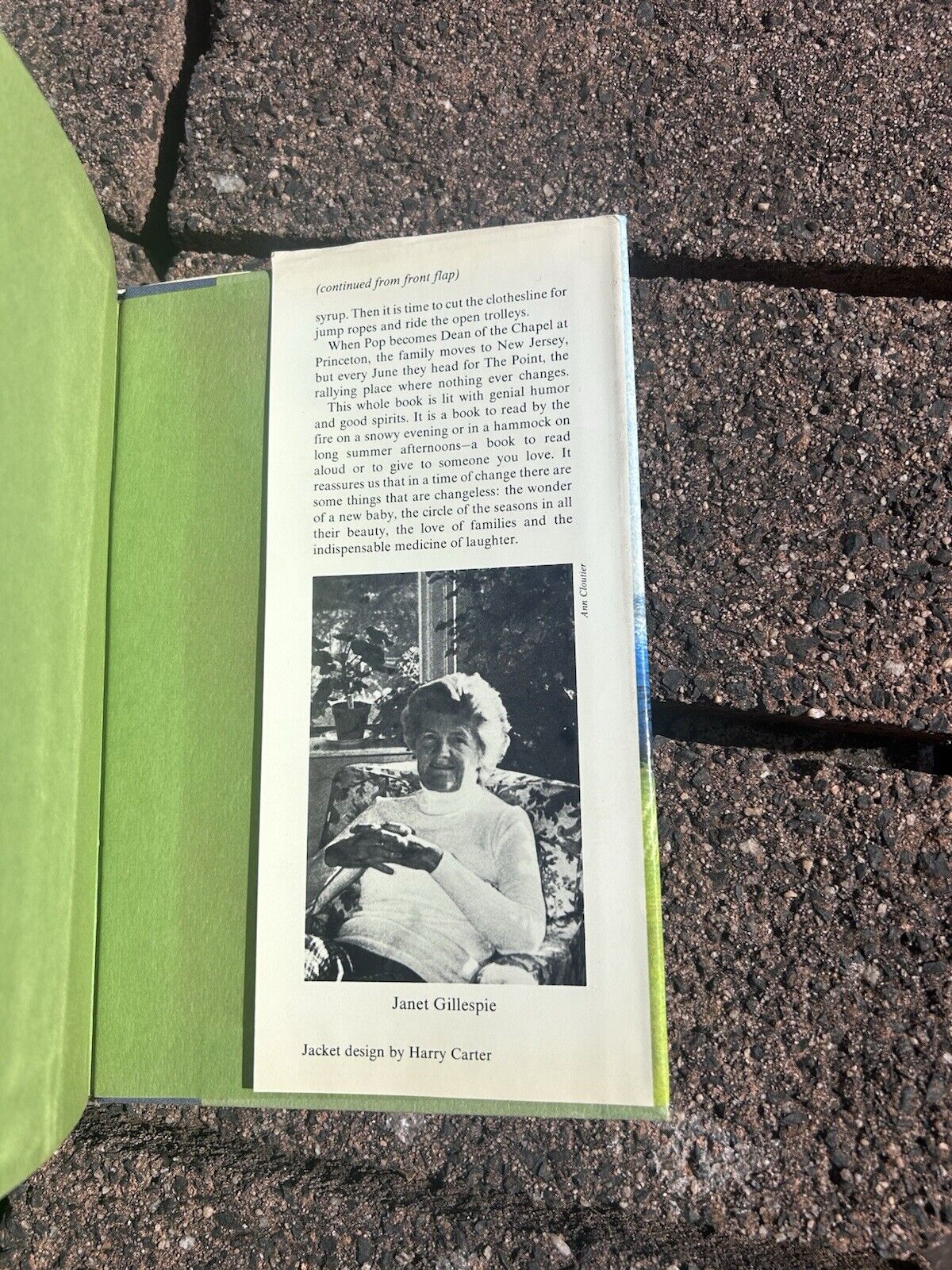 With A Merry Heart by Janet Gillespie First Edition Hard Cover and Dust Jacket