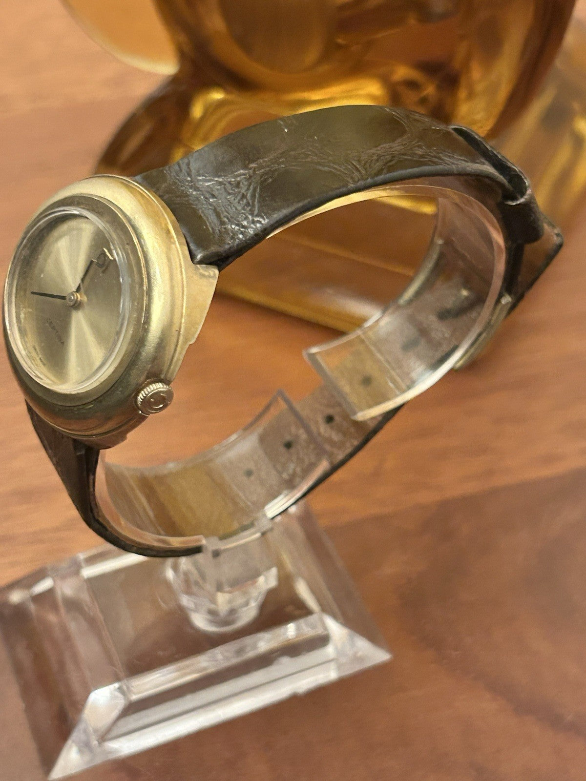 Vintage Certina Swiss Made Ladies Dress Watch Manual Wind Gold Tone 1970s