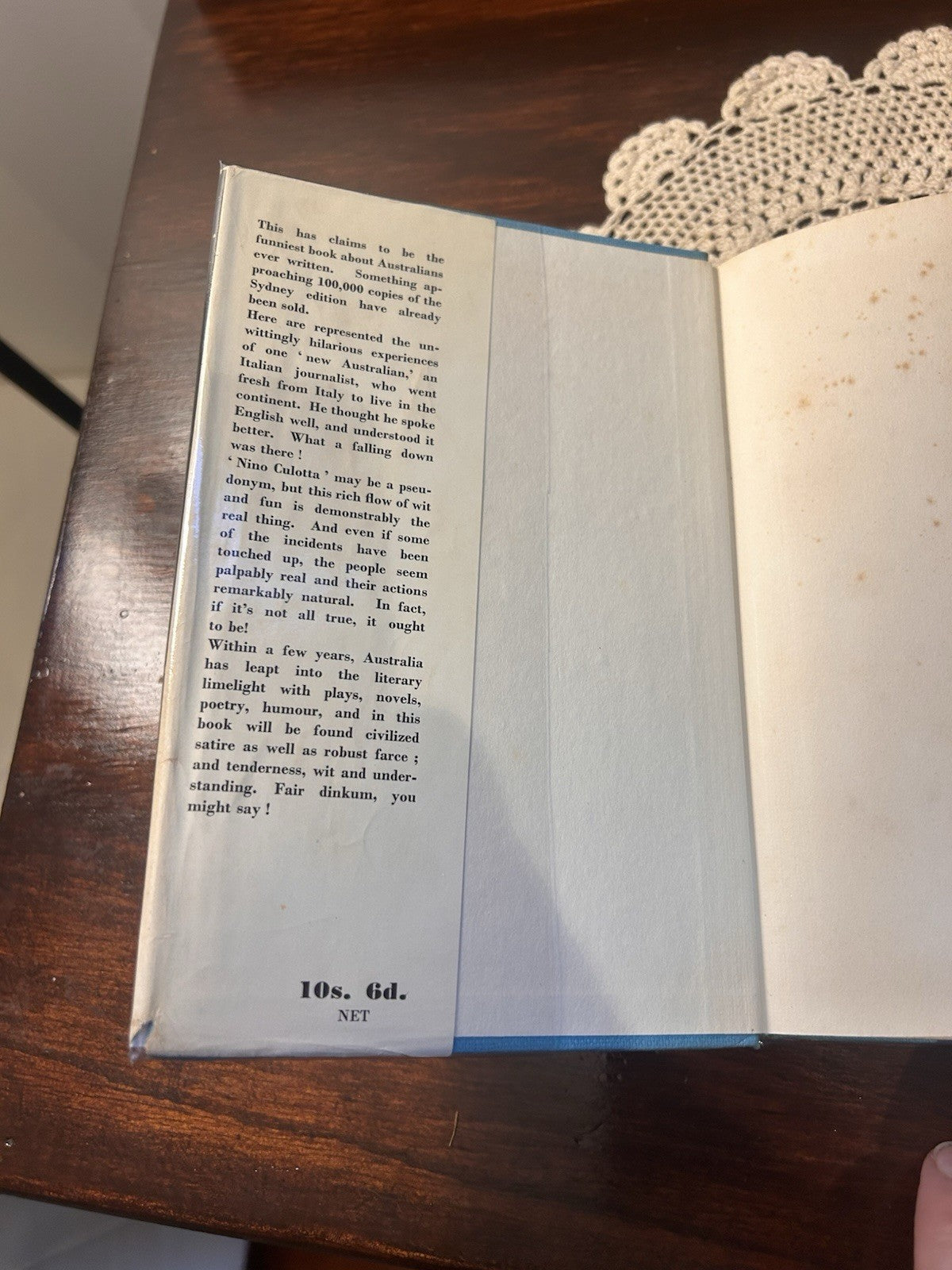 They’re a Weird Mob by Nino Culotta 1958 HC DJ 1st UK Ed Nicholas Kaye London