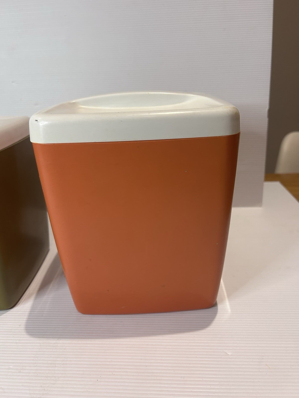 Vintage 1960s Nally Canister Set Tea Sugar Flour Retro Plastic Kitchenware