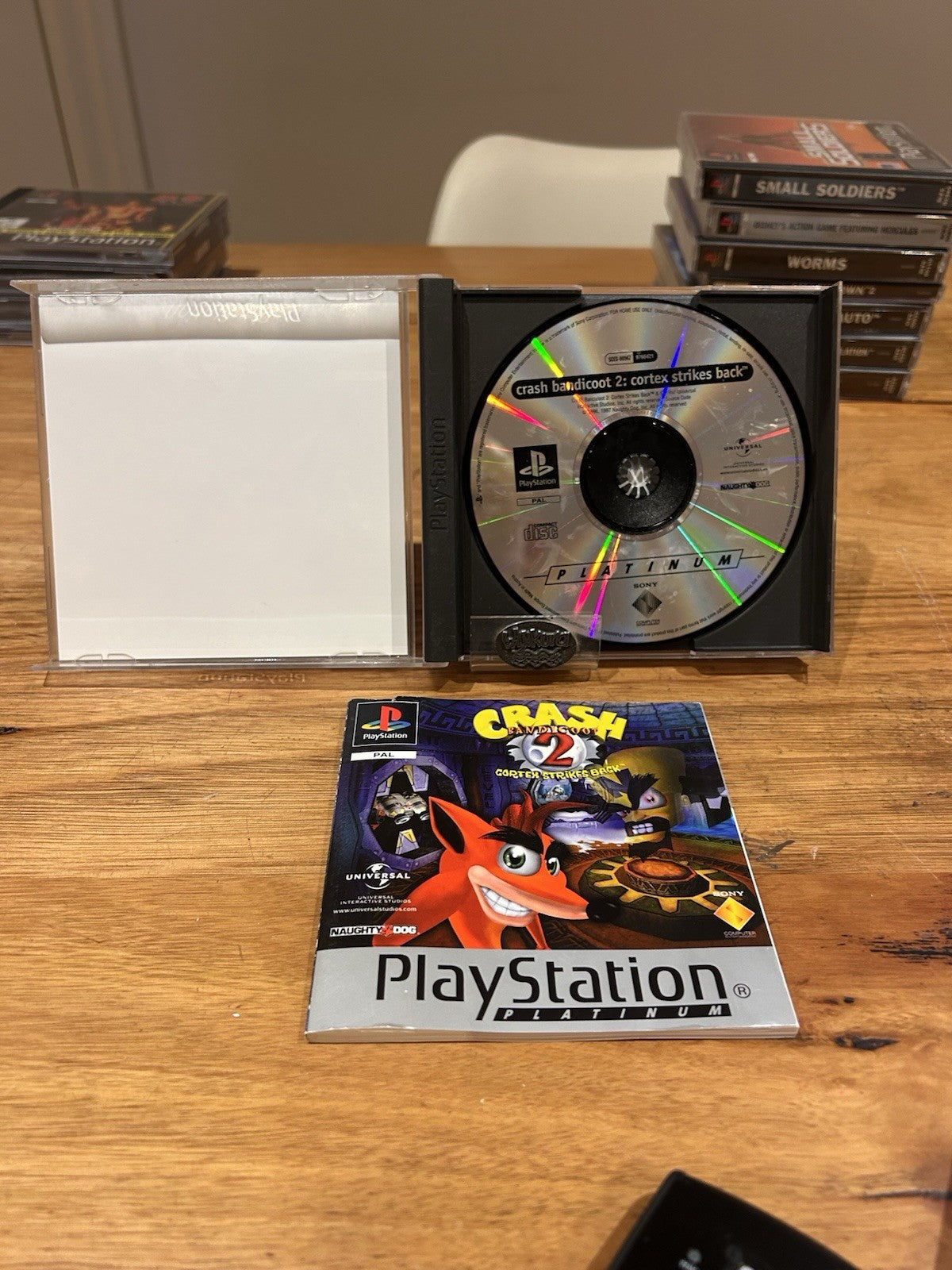 Crash Bandicoot 2 Cortex Strikes Back PS1 Platinum PAL Complete AU