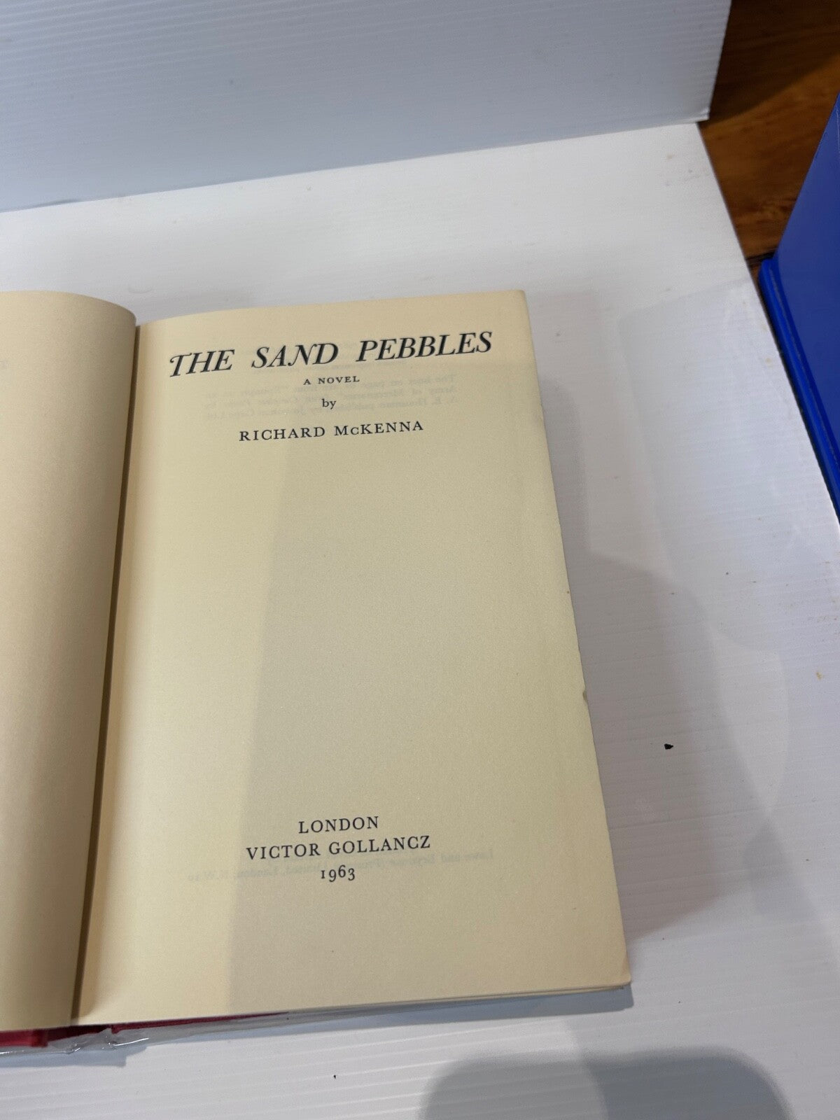 The Sand Pebbles Richard McKenna 1963 UK HC DJ Gollancz 2nd Imp Harper Prize