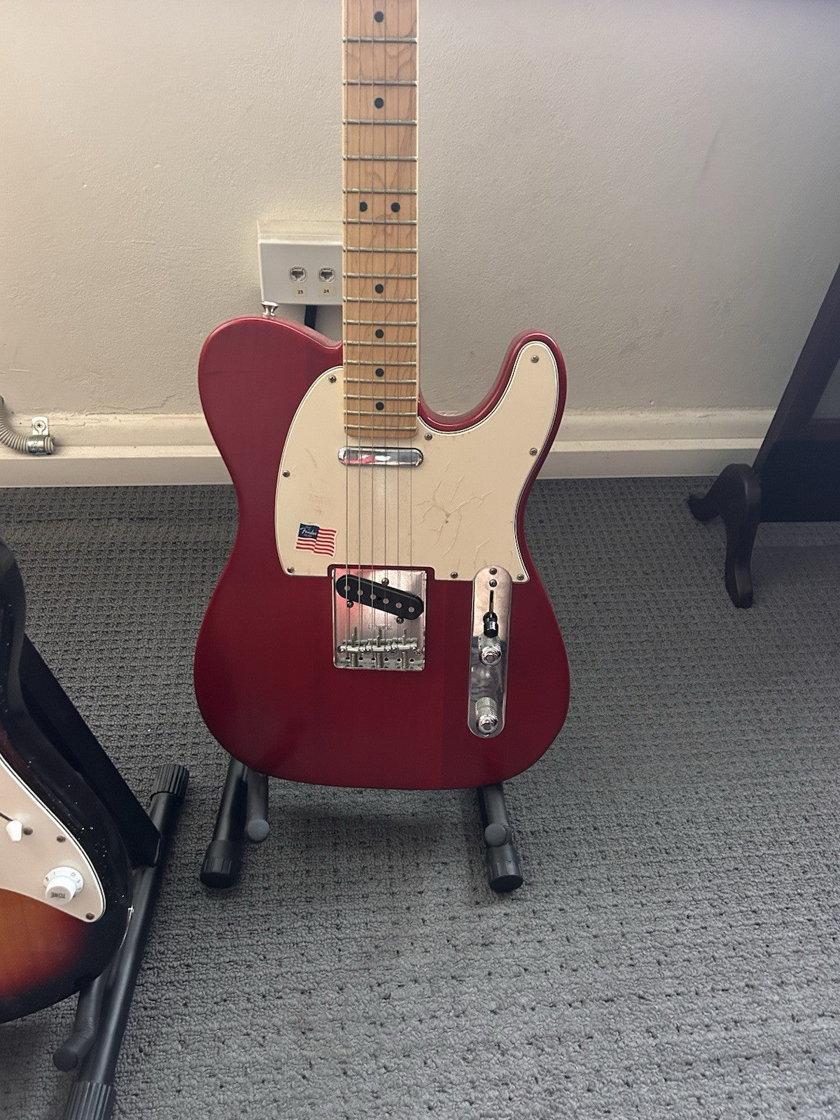 Fender American Series Telecaster USA – Early 2000s – Red – Gig Bag