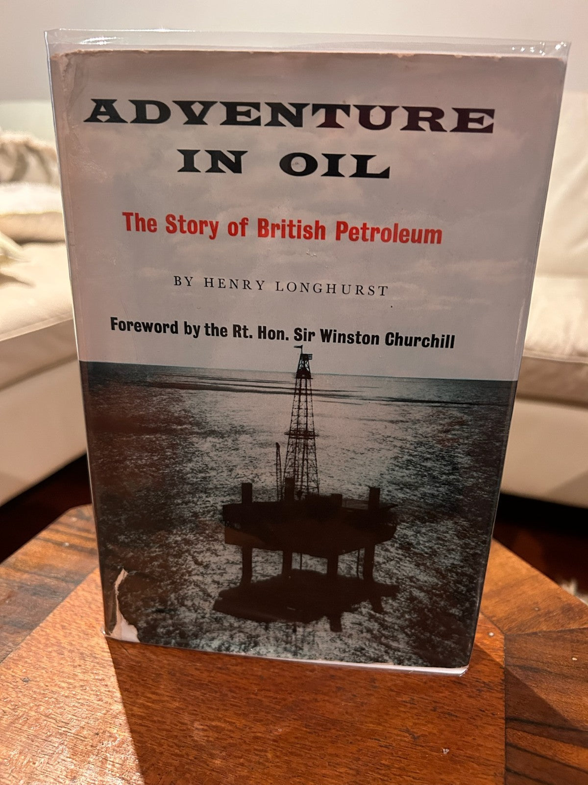Adventure in Oil Henry Longhurst | First Edition Hardcover 1959 | BP + Brochure