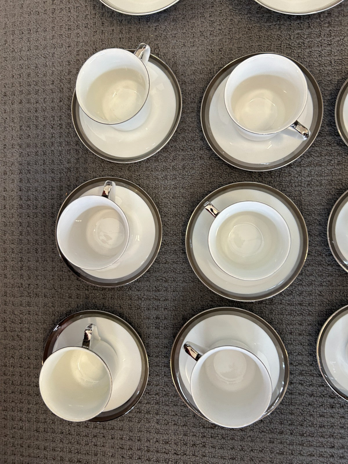 Vintage Yamato Fine China “Royalty Series” Platinum Dinner Set - 63 pieces