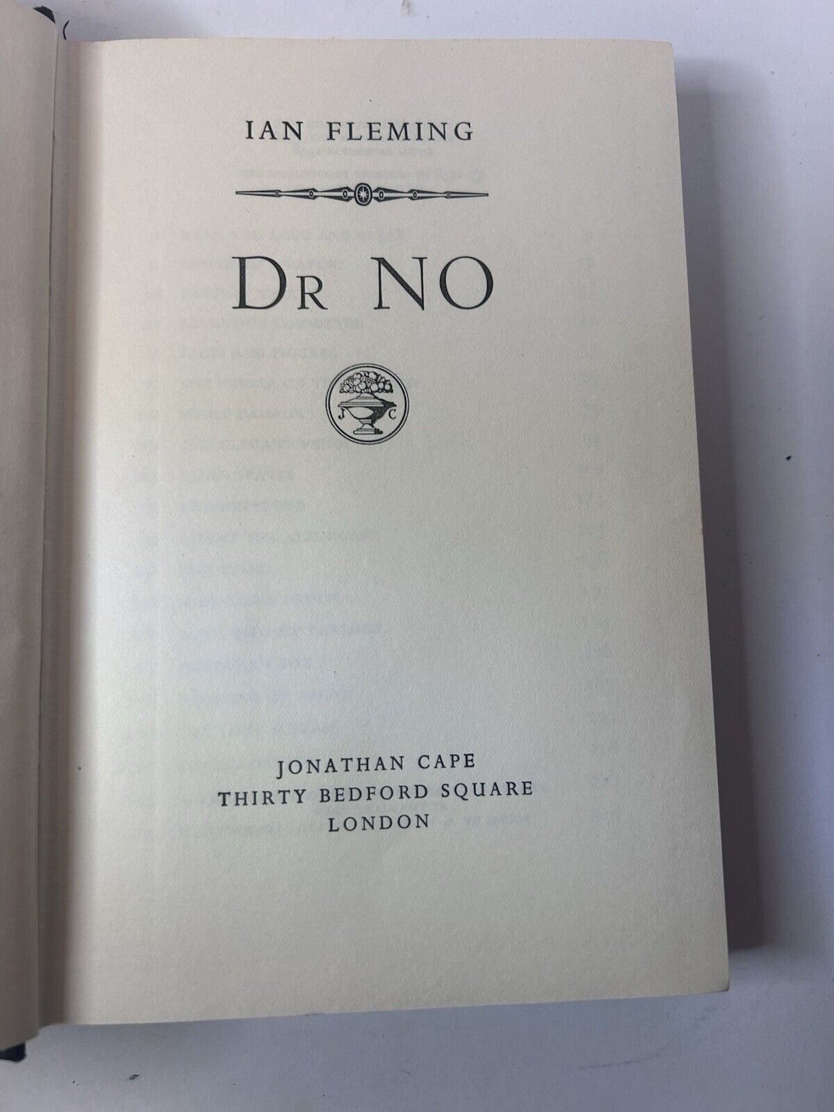 Dr. No by Ian Fleming First Edition 3rd Impression (1958) Rare James Bond Dr No