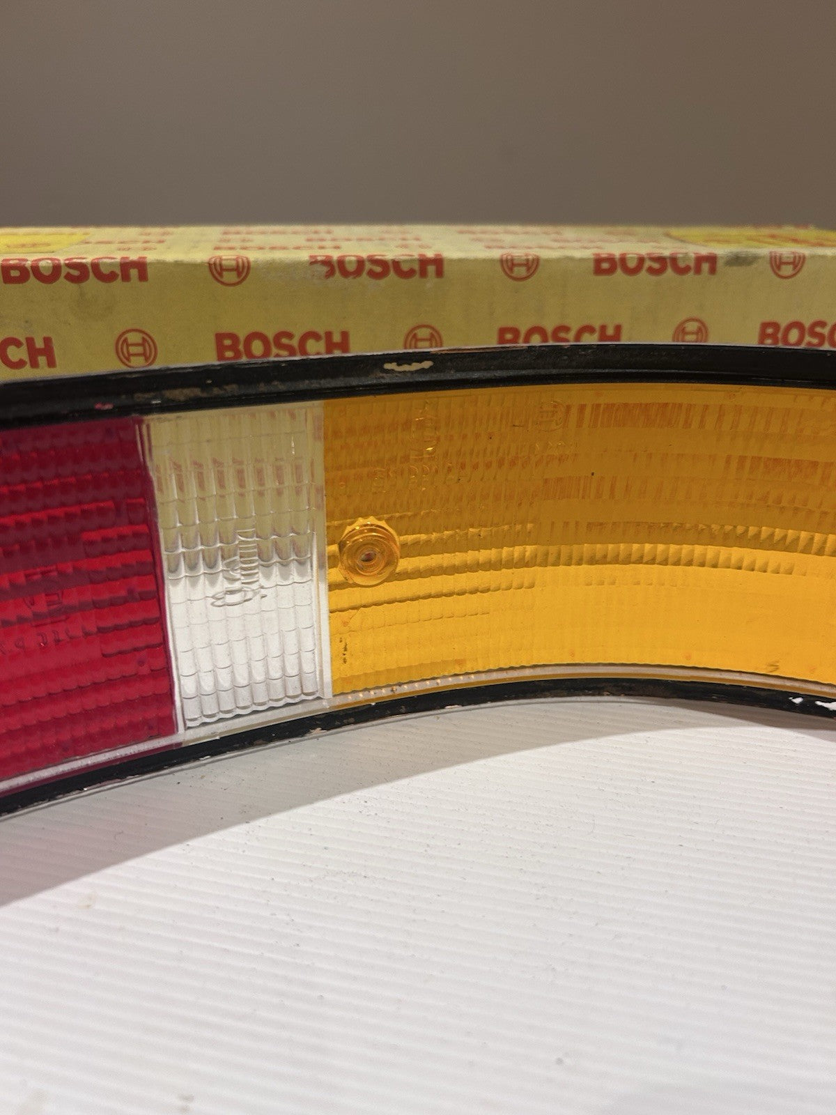 Pair Bosch Porsche 911 Rear Tail Light Lenses 1964–73 | OEM | 911.631.924.03