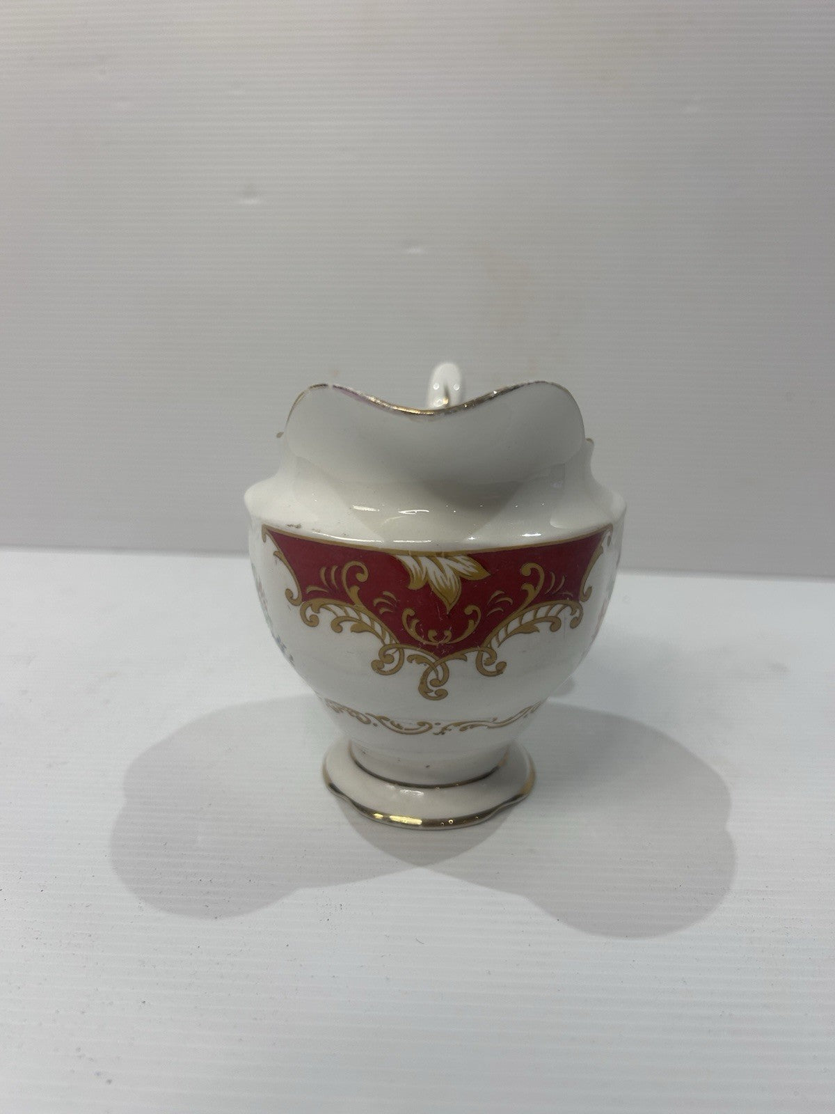 Royal Albert Canterbury Creamer Jug Bone China England Floral Gilt