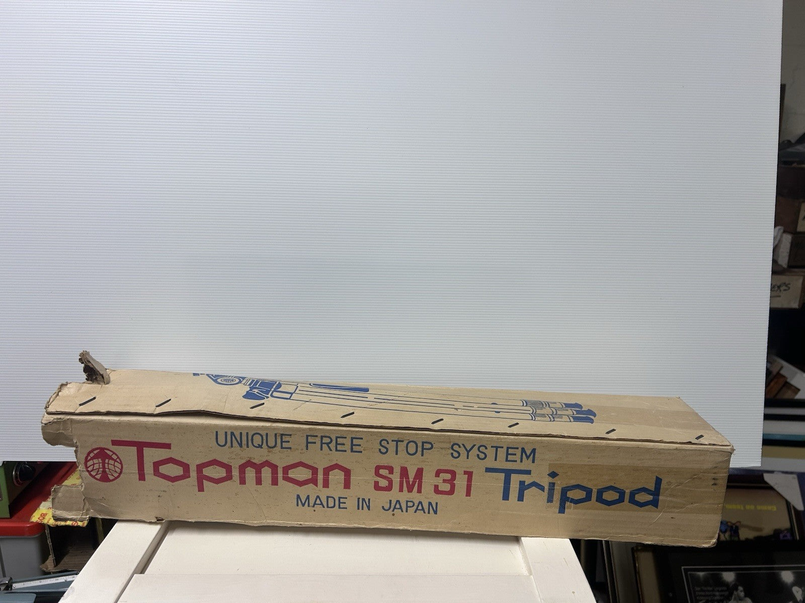 Topman SM31 Tripod 1980s HC Japan Free‑Stop Pan/Tilt Vintage Photography Gear