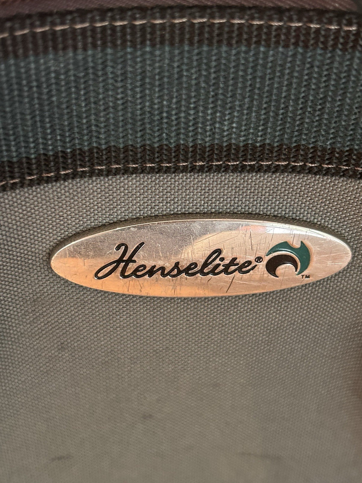 Henselite Lawn Bowls 4 Bowl Trolley Bag Green with Handle & Wheels