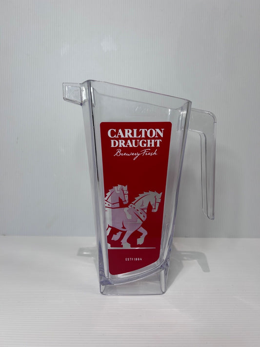 Carlton Draught Beer Jug by Kurve – 1140mL Polycarbonate Pitcher – Australian