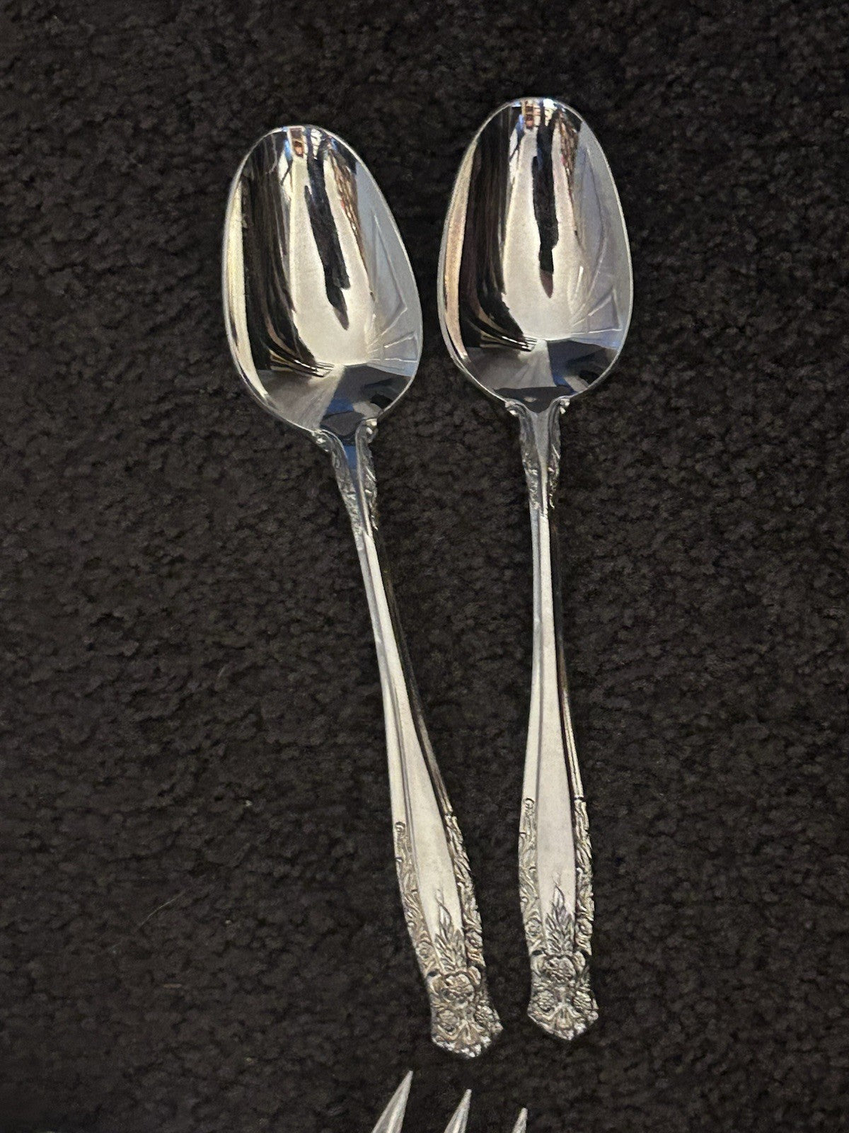Grosvenor Laureate Silver Plated Cutlery Set for 6 + Serving Pieces 1960s Vintag