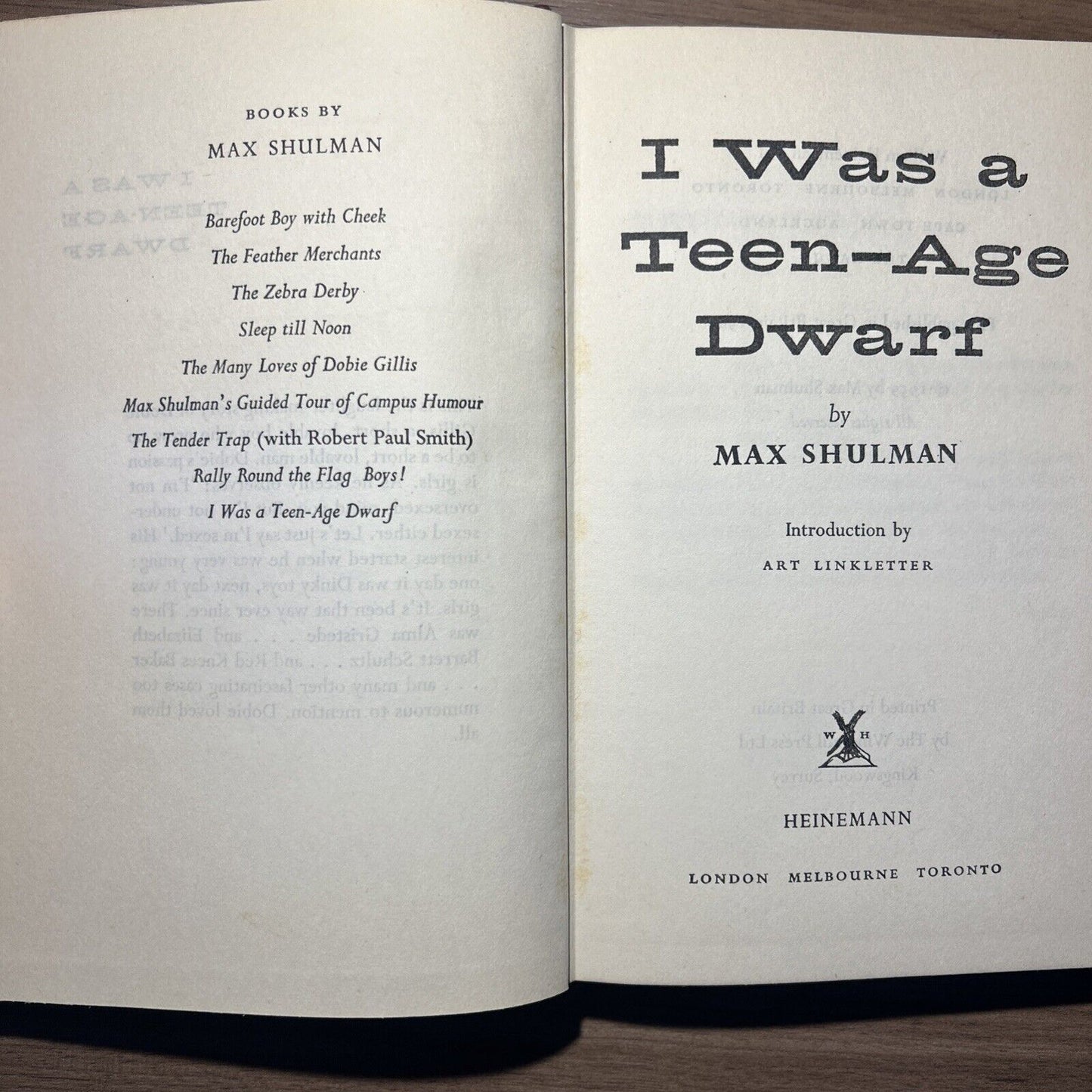 I Was A Teenage Dwarf By Max Schulman - Dobie Gillis 1960 Great Britain