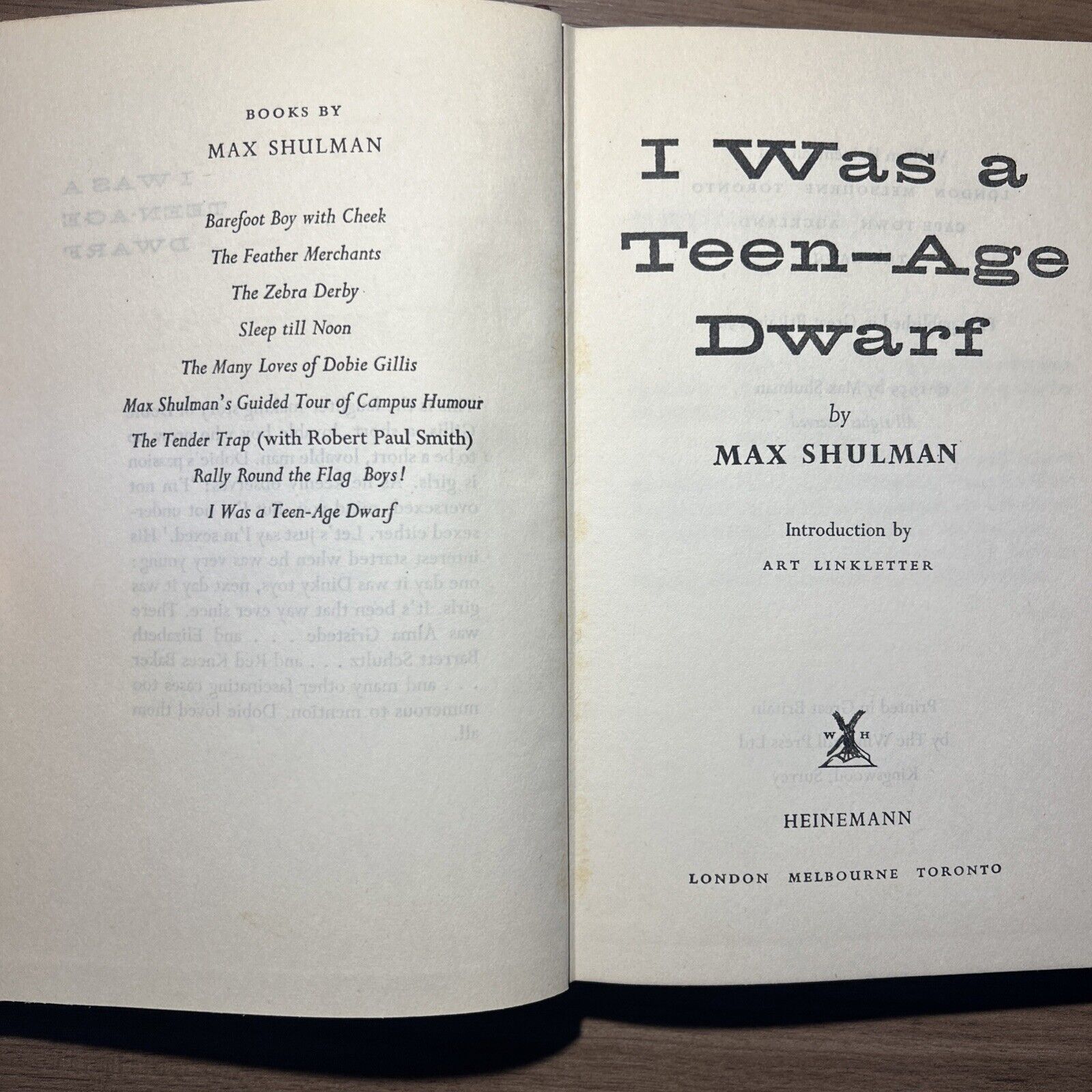 I Was A Teenage Dwarf By Max Schulman - Dobie Gillis 1960 Great Britain