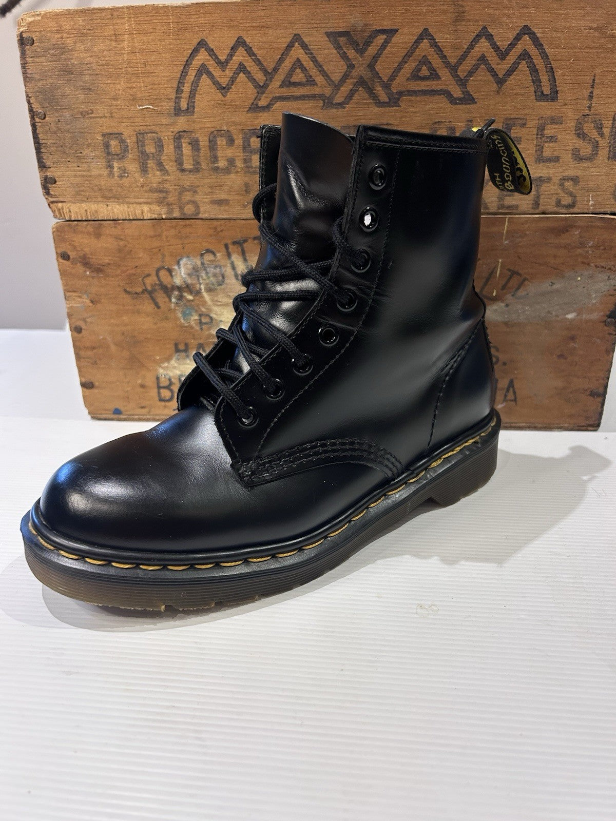 Dr. Martens 1460 UK8/Euro 42 Made in England Boots | MIE Black Smooth Leather