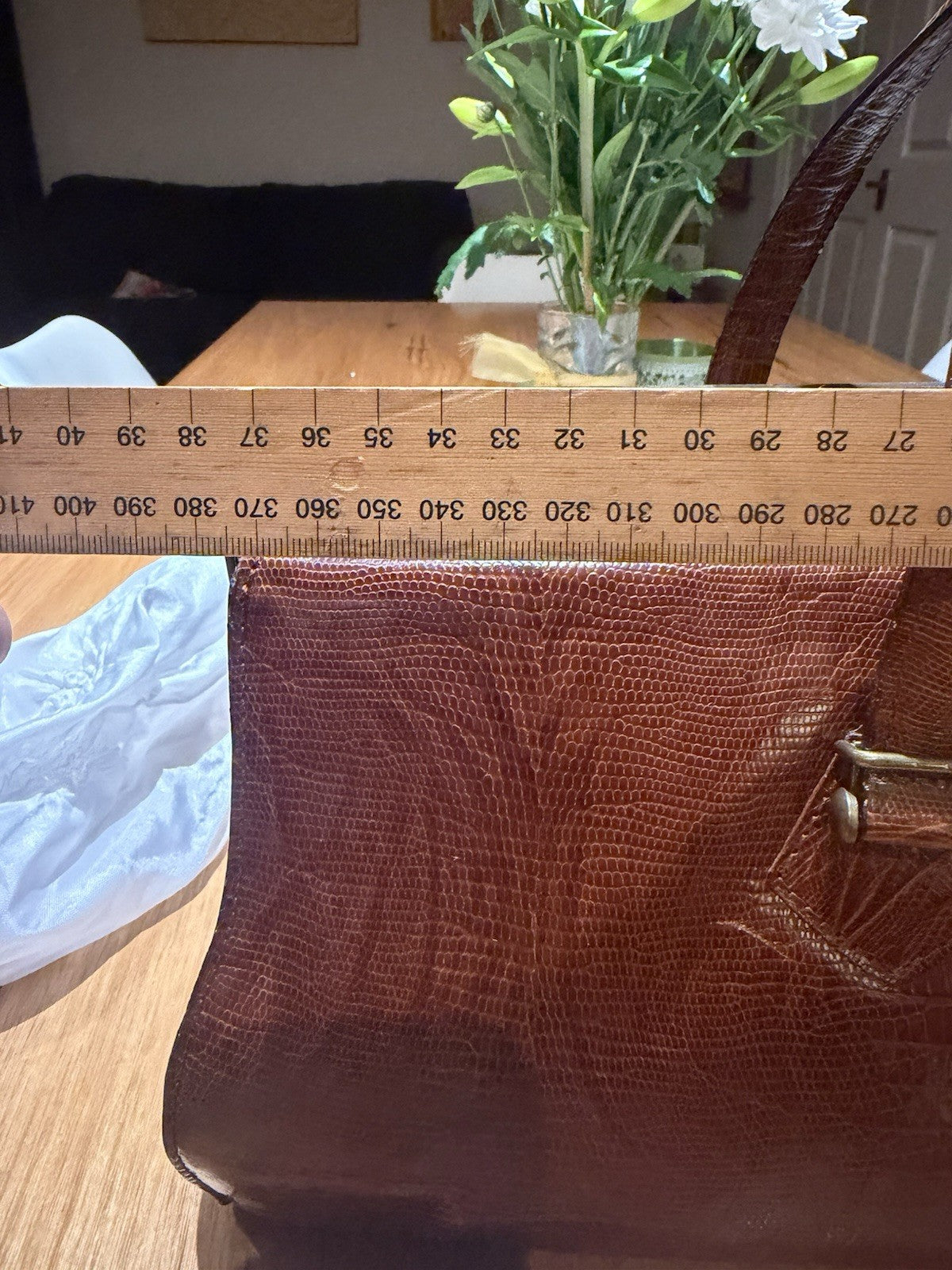 Jean Paul Gaultier Vintage Reptile Effect Leather Travel Doctor Bag Italy 1990s