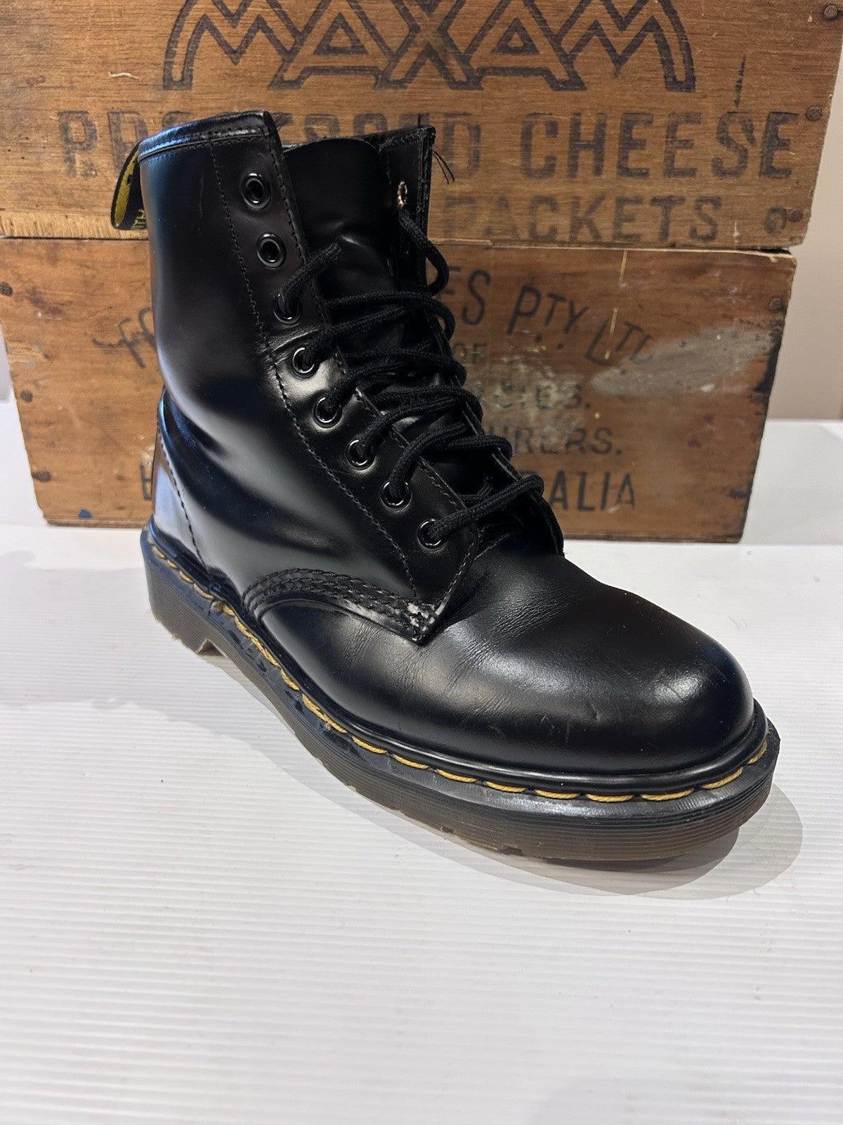 Dr. Martens 1460 UK8/Euro 42 Made in England Boots | MIE Black Smooth Leather