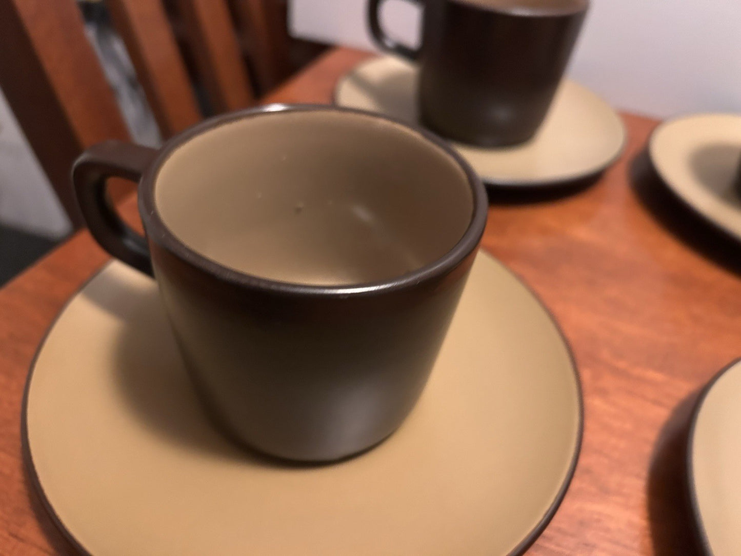 Mikasa Terra Stone Bronze Green J4001 Japan Coffee Set 5 Cups