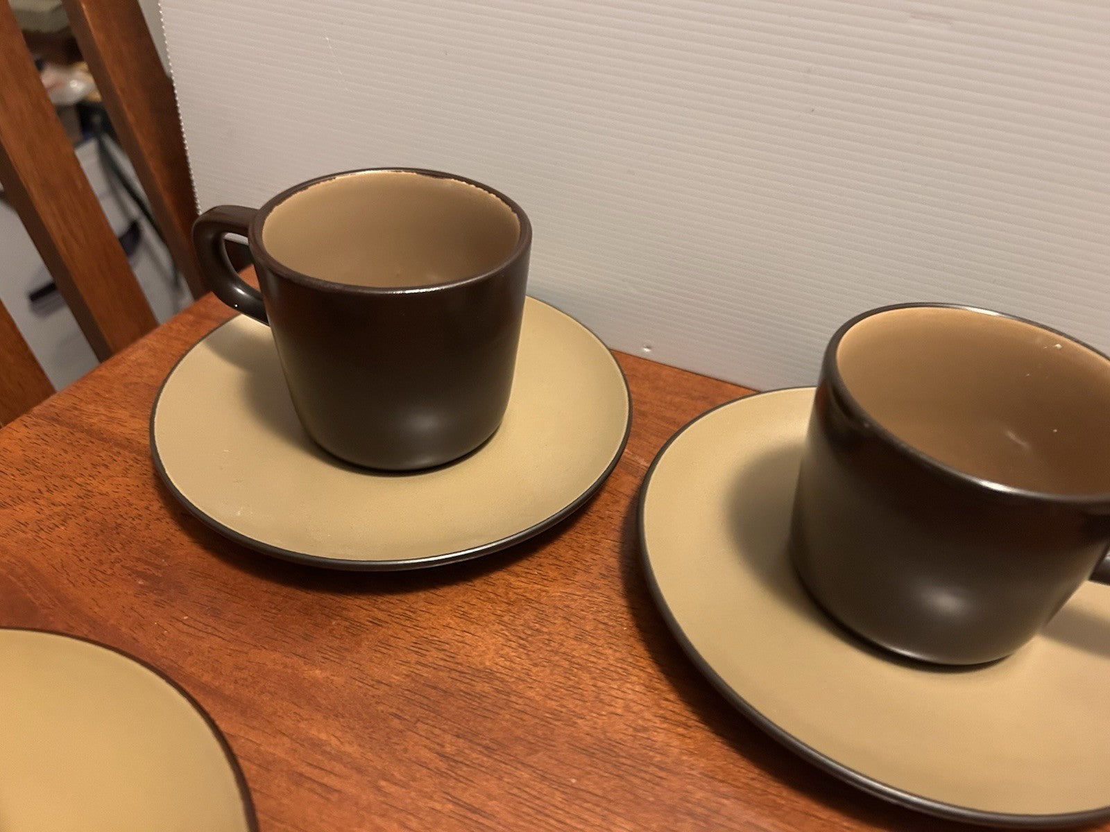 Mikasa Terra Stone Bronze Green J4001 Japan Coffee Set 5 Cups