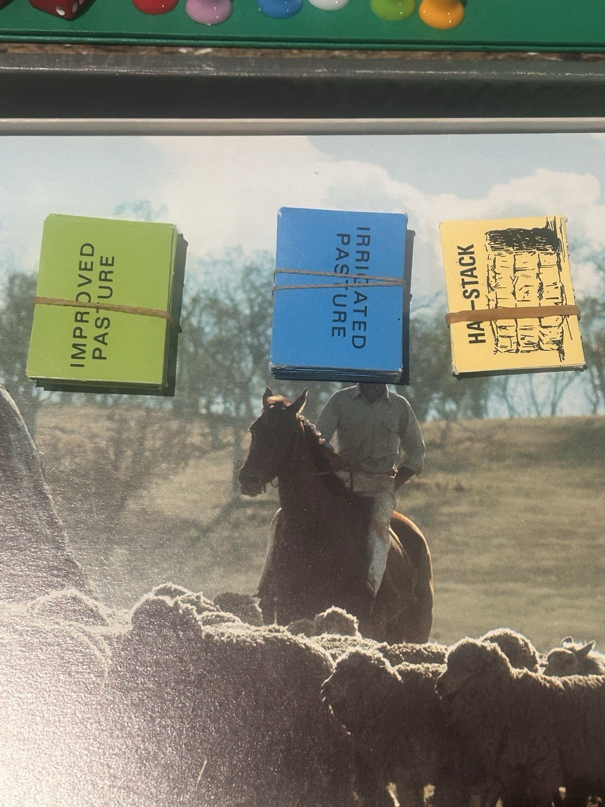 Vintage SQUATTER Board Game – Complete Unused Contents – Murfett Australia