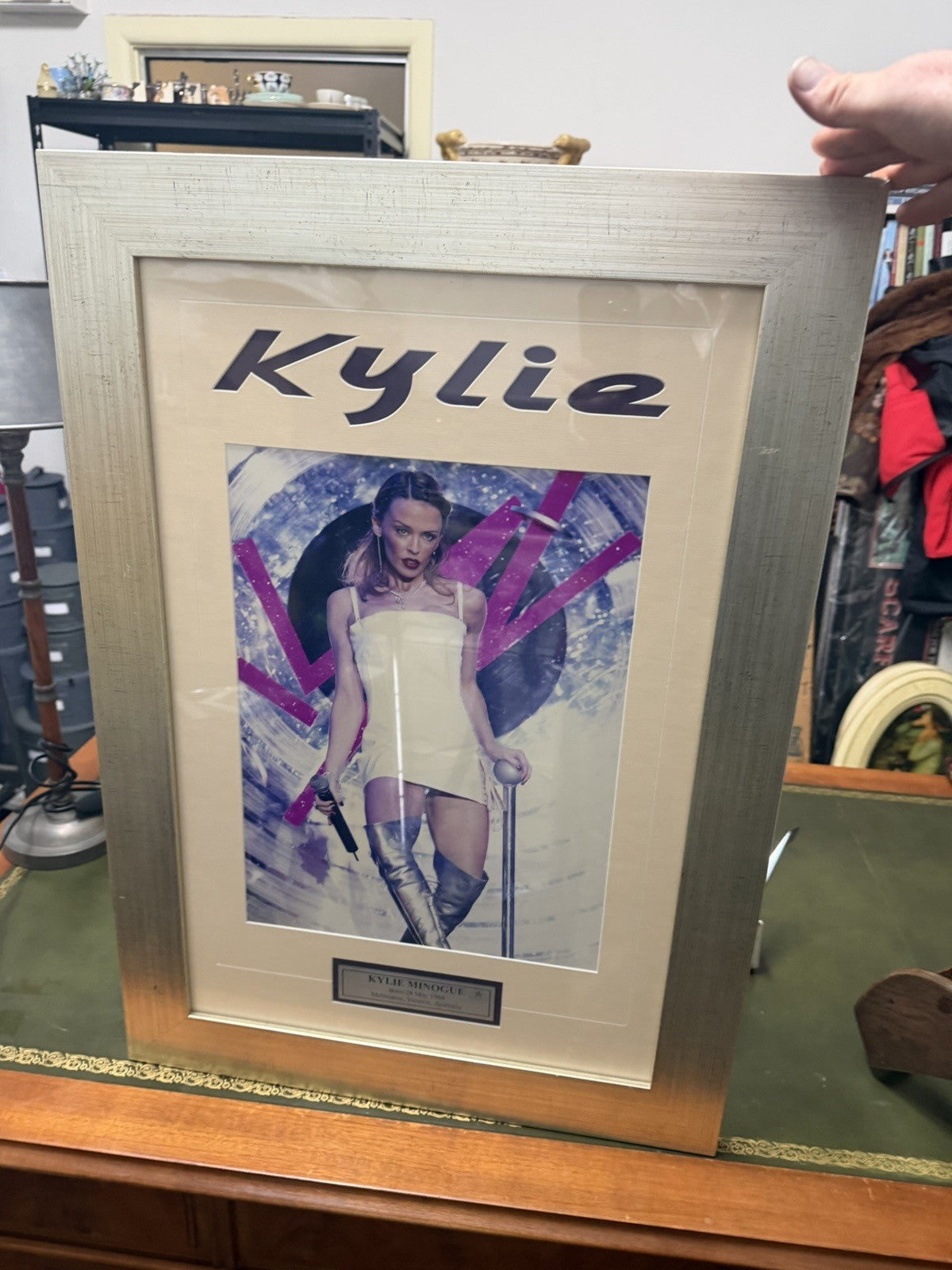 Kylie Minogue Framed Display Print Plaque Australian Pop Icon Wall Art