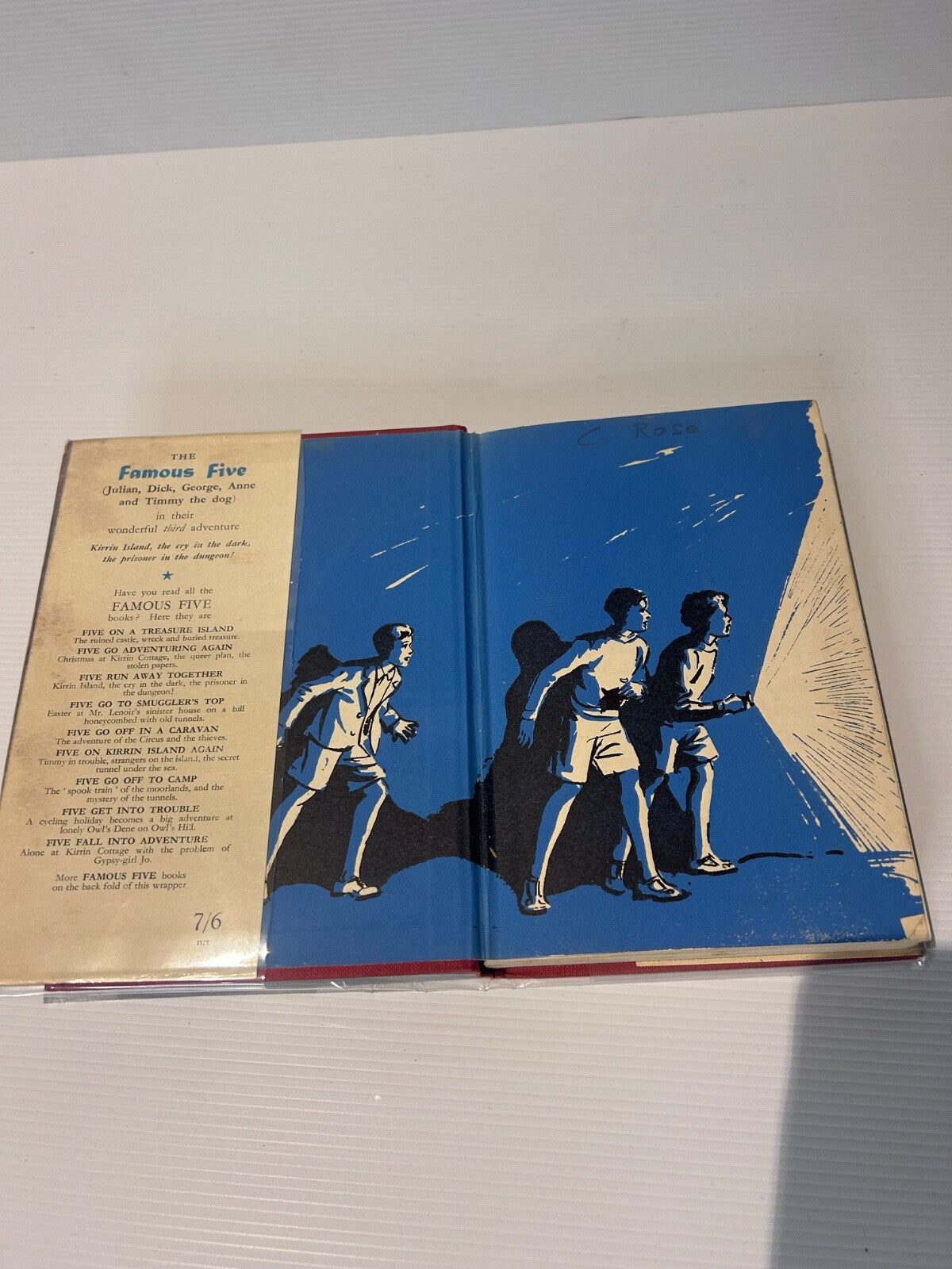 Five Run Away Together Enid Blyton 1953 7th Imp HC DJ H&S Famous Five Book