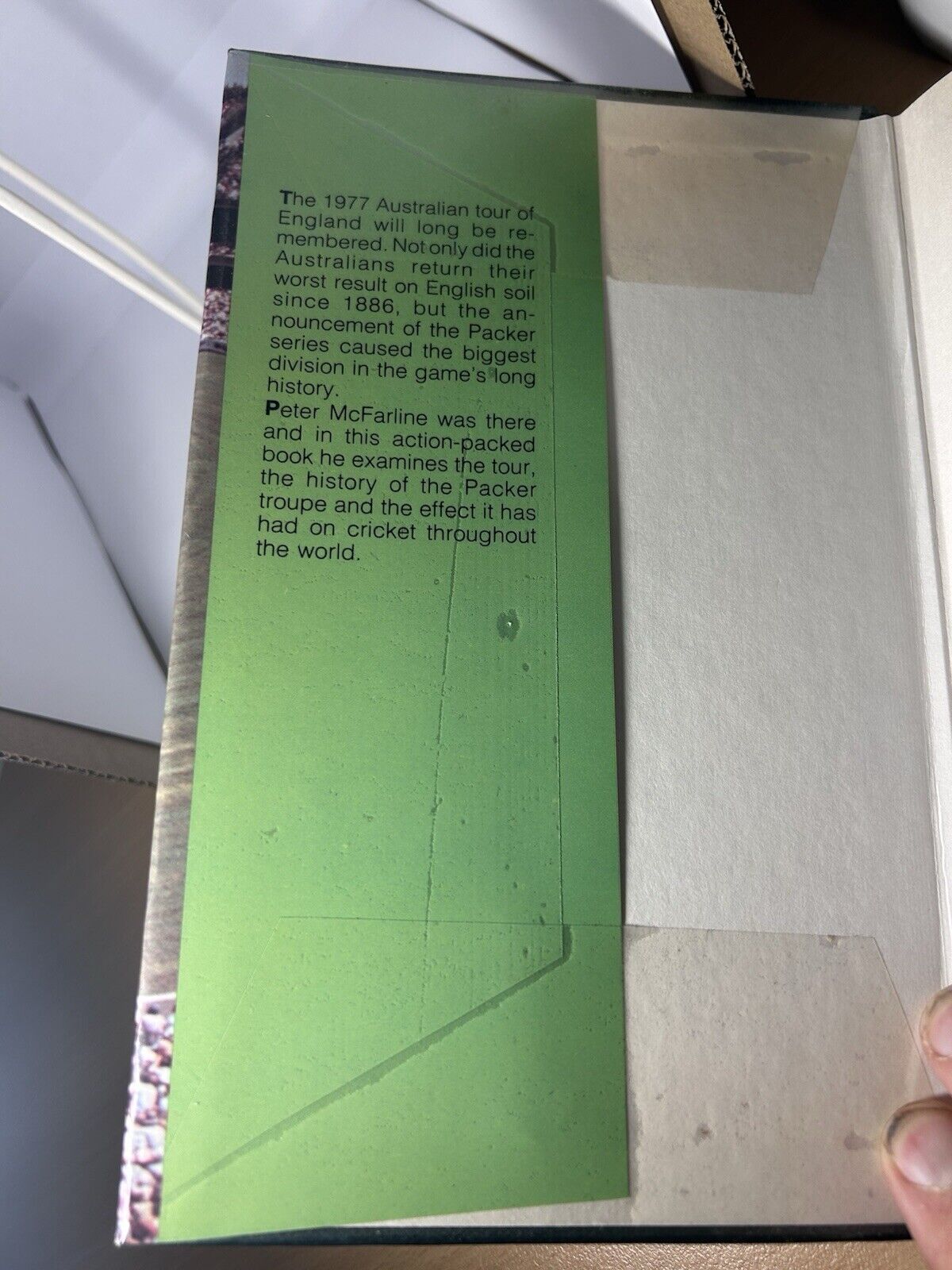 A Game Divided. Peter Mcfarlane. 1977 WSC First edition