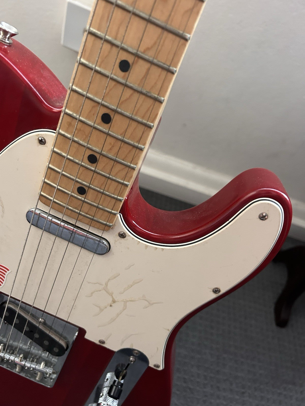 Fender American Series Telecaster USA – Early 2000s – Red – Gig Bag