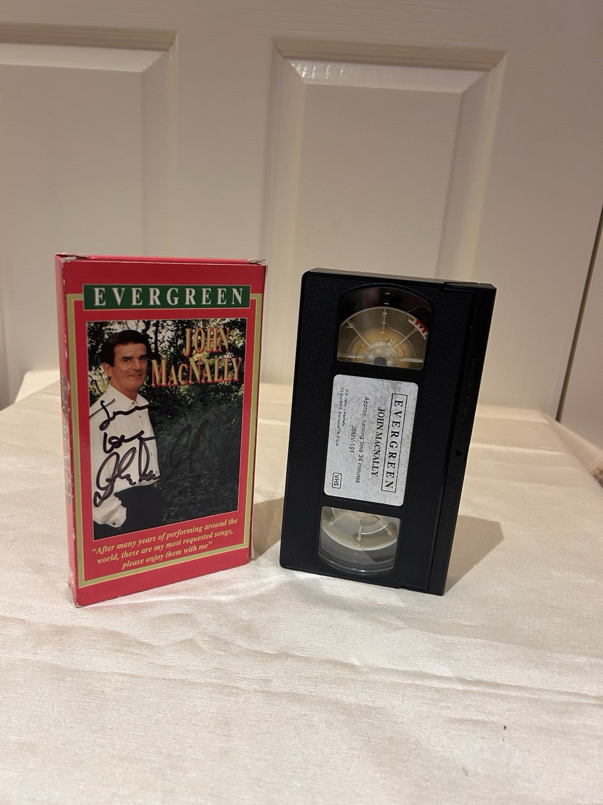 John MacNally Evergreen VHS Signed Autographed Gospel Music Video 1994